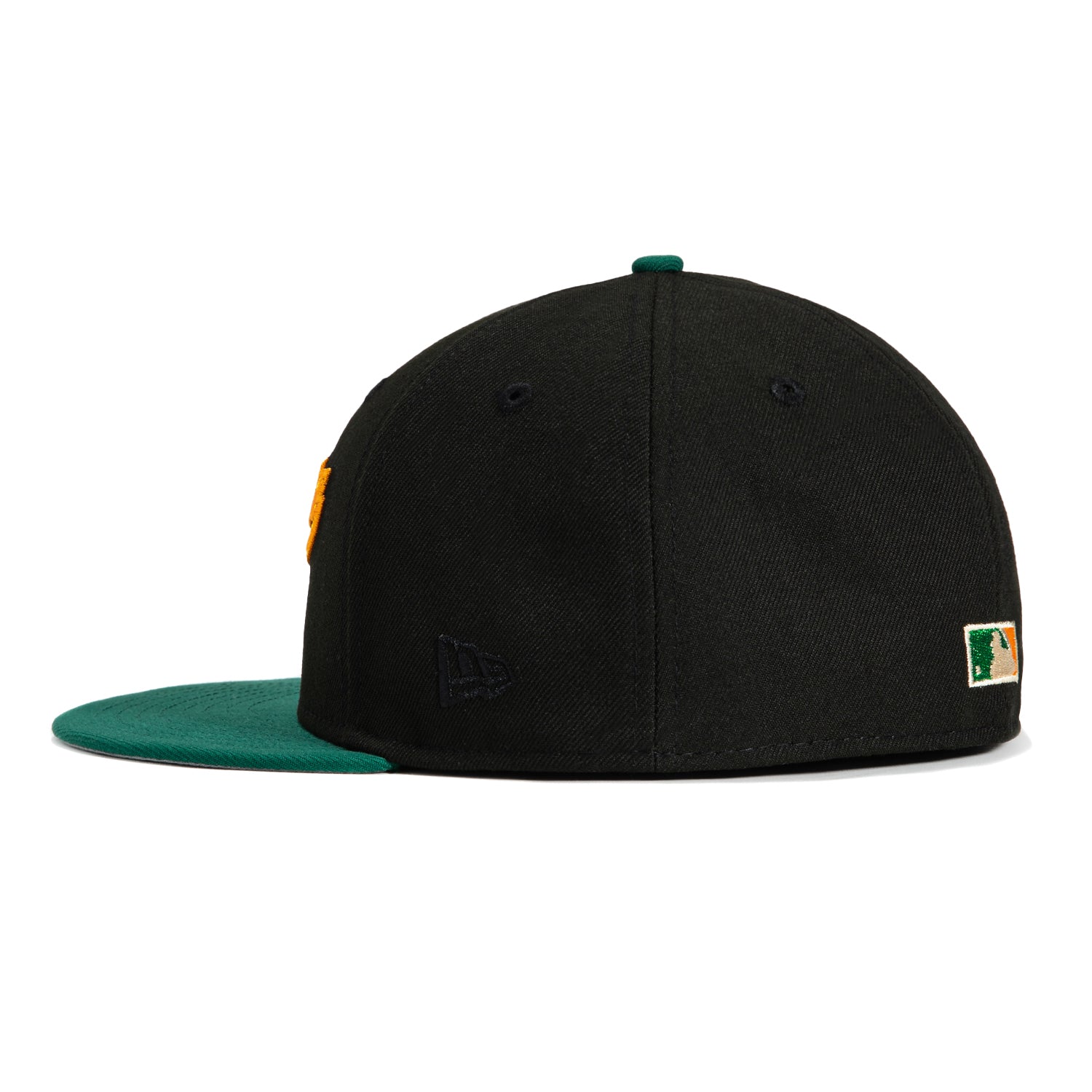 New Era 59Fifty San Francisco Giants 2012 World Series Champions Patch Script Hat - Black, Green & Light Orange Baseball Cap for Men - Perfect for Games, Fan Gear & Streetwear Fashion