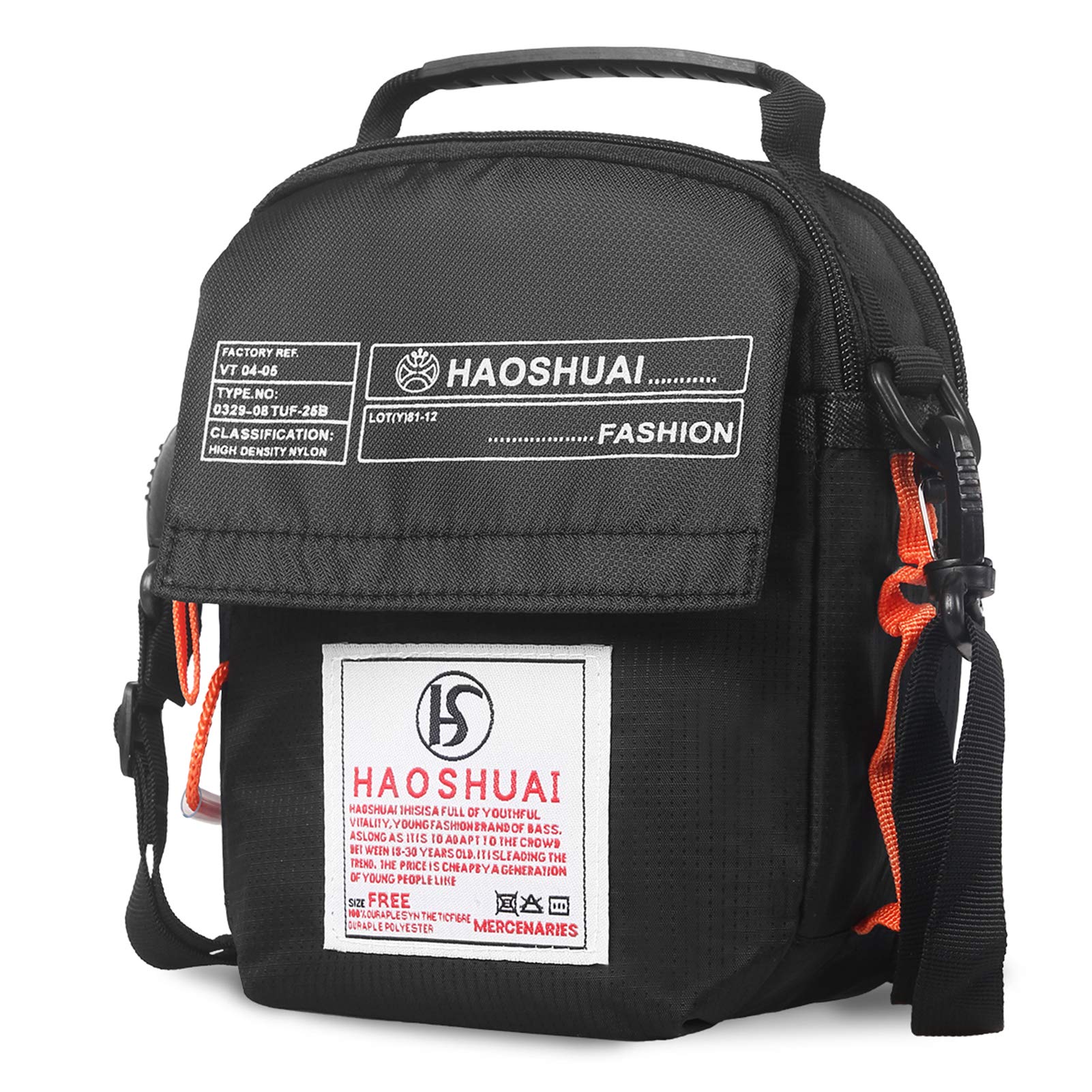 Waterproof Shoulder Bag for Men & Women - Lightweight Crossbody Messenger Bag with Adjustable Strap - Ideal for Outdoor Sports, Travel, Hiking & Camping - Perfect for Phones, Wallets & Essentials (Small)
