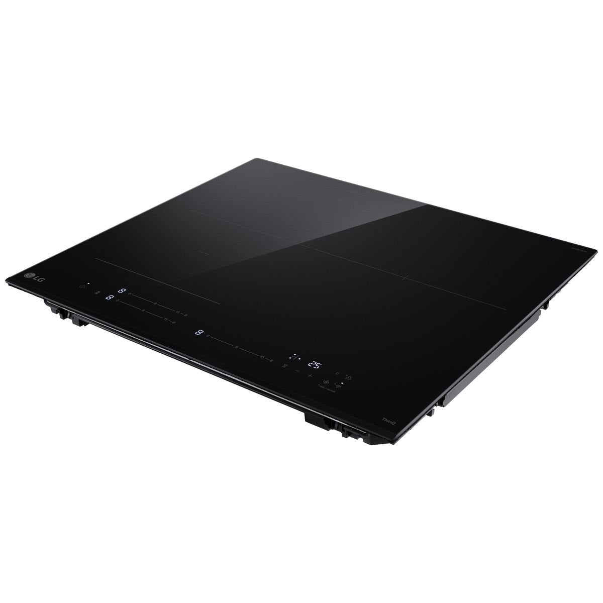 LG 60cm Series 7 Induction Cooktop with Flexi Zone - 3 Zone Ceramic Glass Cooktop, 7400W Power, Smart Diagnosis (Model BCI607T3BG) - Perfect for Modern Kitchens, Home Cooking & Professional Chefs