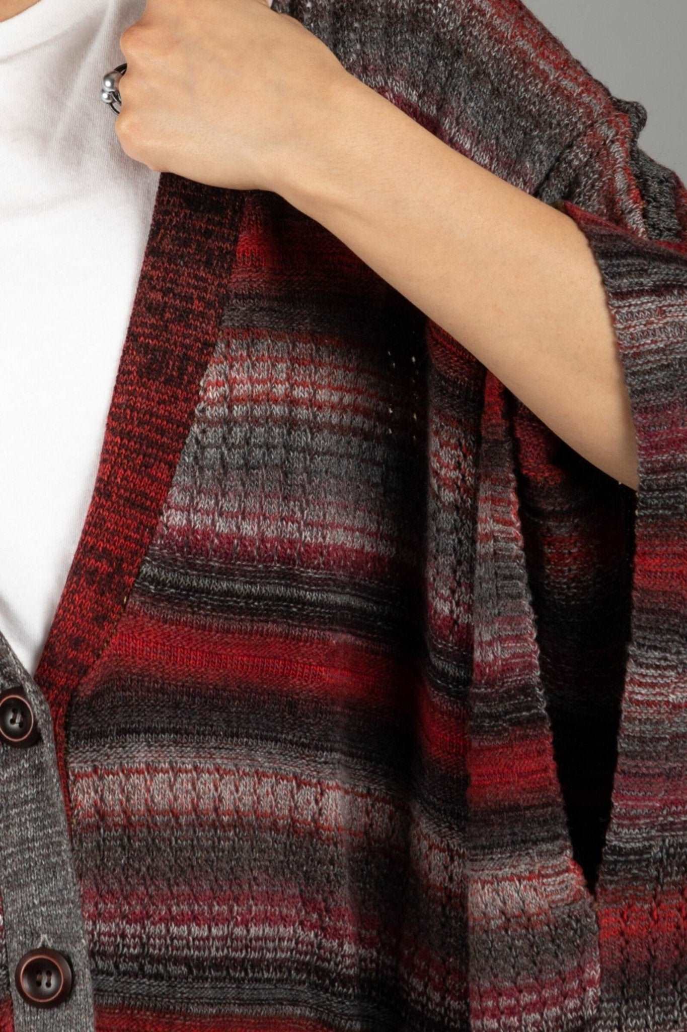 Black Cherry Comfy Cardigan for Women - Soft & Cozy Knit Sweater - Perfect for Fall & Winter Layering - Office, Casual & Home Wear