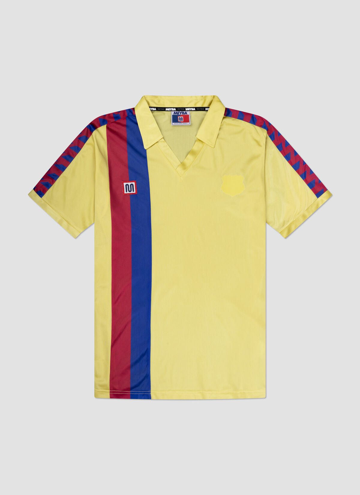 MEYBA Blaugrana Away 1981-85 Vintage Football Jersey - Retro Soccer Shirt for FC Barcelona Fans & Collectors - Perfect for Match Days, Cosplay & Sports Memorabilia Display
