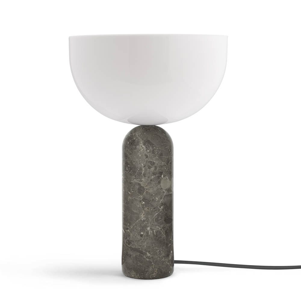 Modern Kizu Table Lamp in Gris du Marais - Minimalist Bedside & Living Room Lighting for Home Decor