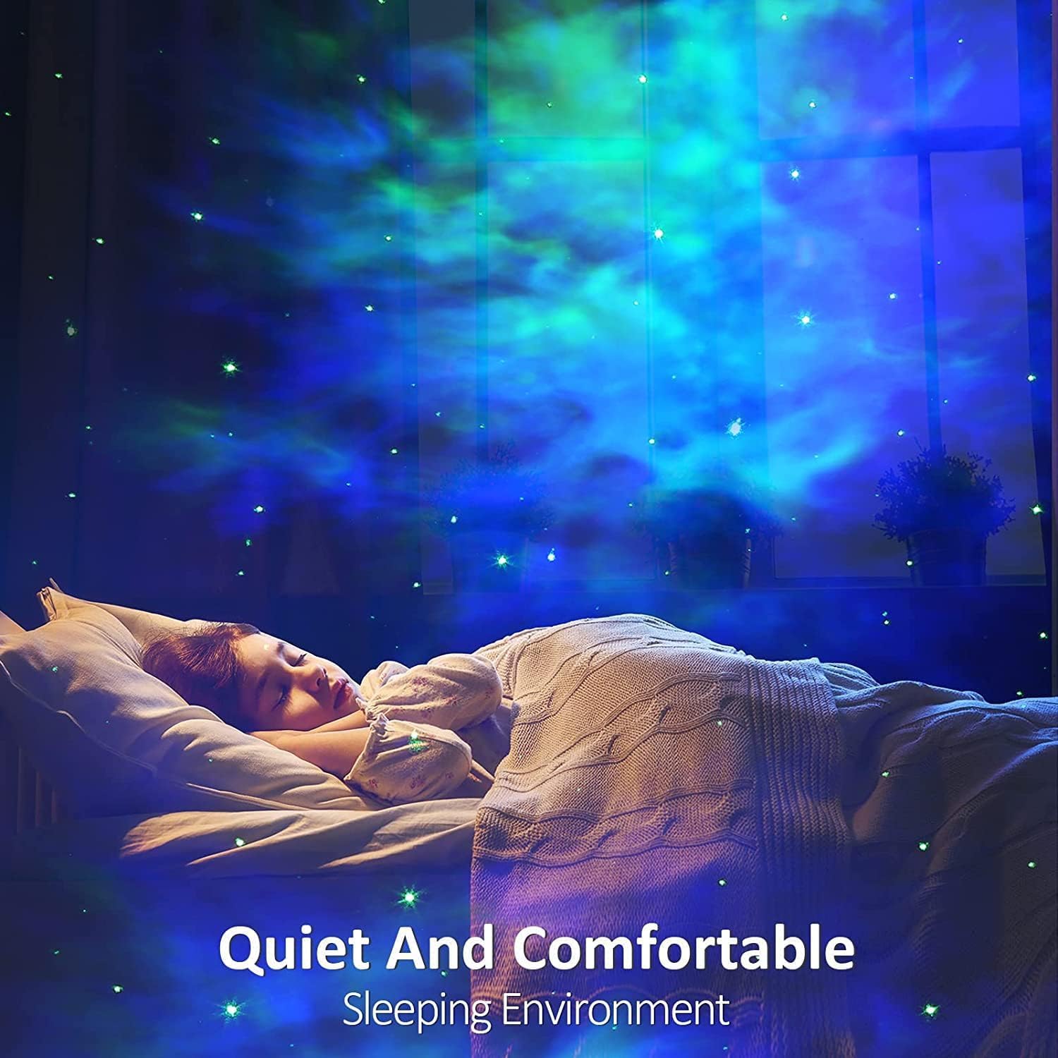 Galaxy Star Projector Night Light with Bluetooth Speaker - Astronaut Space Projector, Starry Nebula Ceiling LED Lamp with Timer for Bedroom, Perfect for Kids & Adults as Christmas & Birthday Gifts - Create a Relaxing Space for Meditation, Sleep Aid, or Romantic Ambience