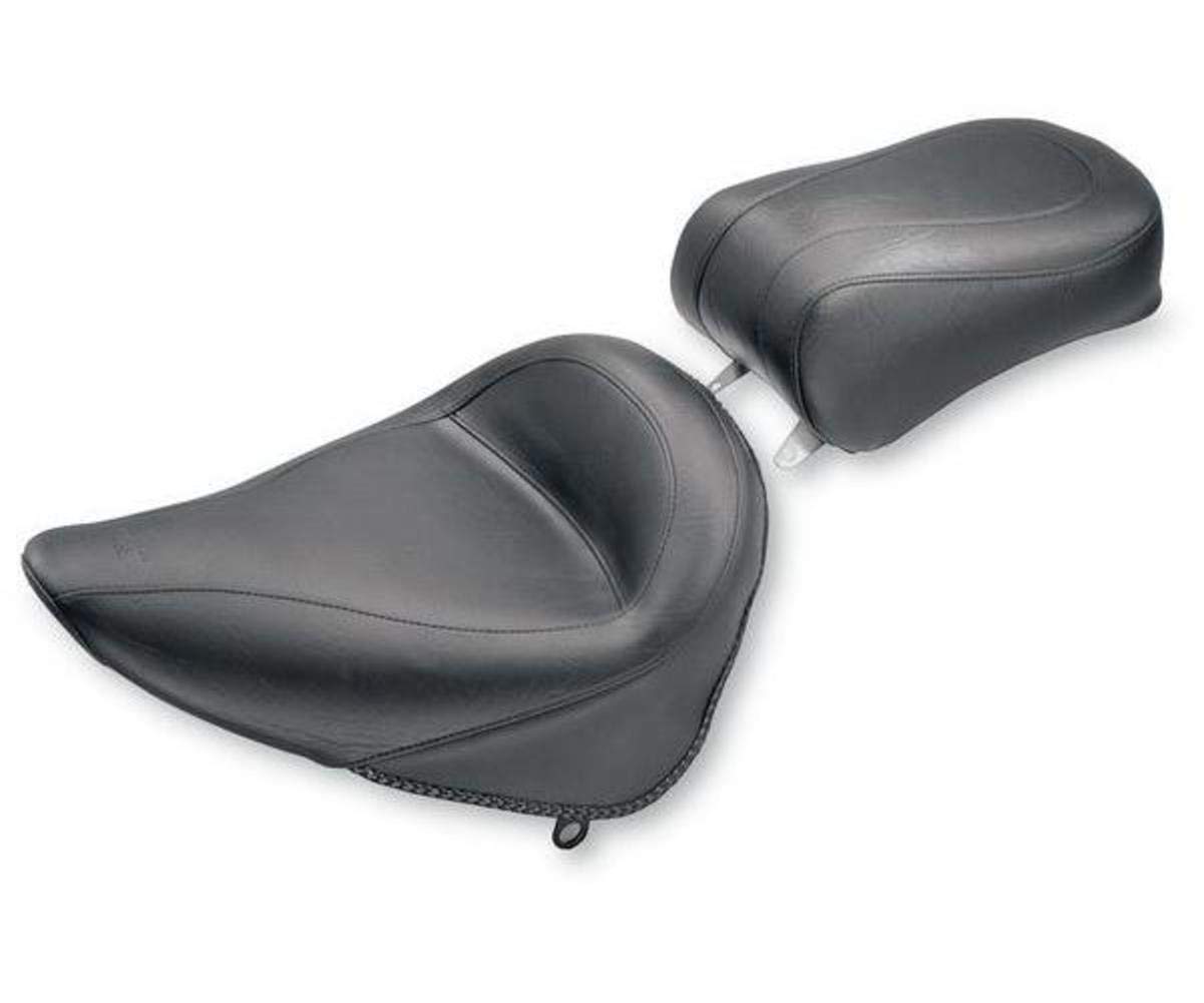 Mustang Vintage Solo Seat 75750 - Classic Motorcycle Seat for Harley Davidson & Cruisers - Perfect for Custom Bike Builds & Comfort Upgrades
