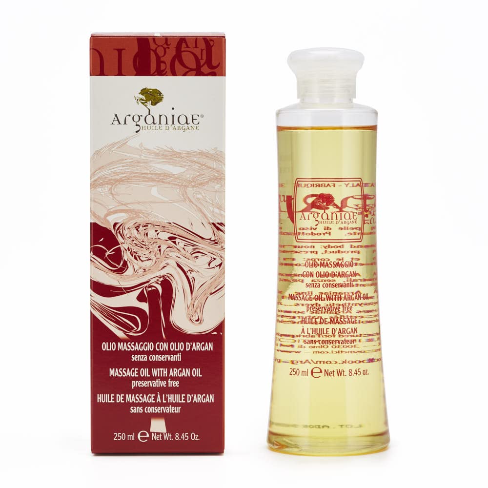 Best 250ML Massage Oil with Argan Oil, Sweet Almond Oil & Vitamin E - Relaxing Body Massage for Couples, Spa & Aromatherapy at Home