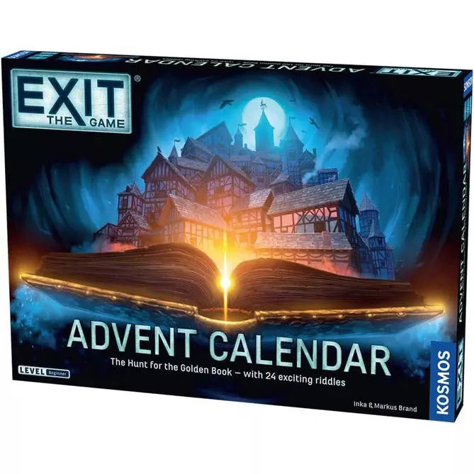 EXIT: The Hunt for the Golden Book - Advent Calendar Escape Room Game for Adults & Teens | Holiday Family Game Night & Christmas Party Activity