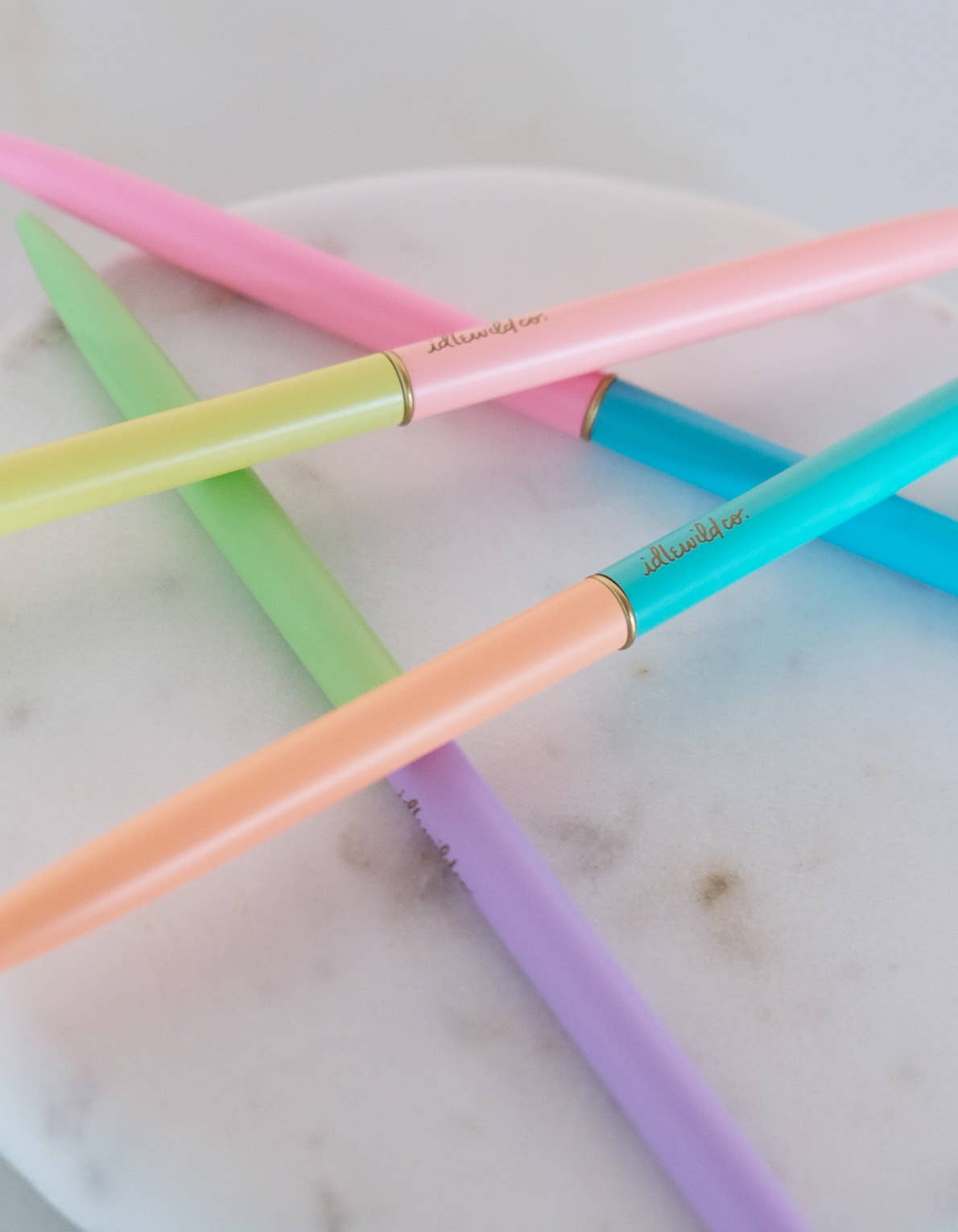 Slim Pens Set - 12 Pack Duo Tone Neon Highlighters for School, Office & Note Taking | Vibrant Colors for Study, Work & Organization