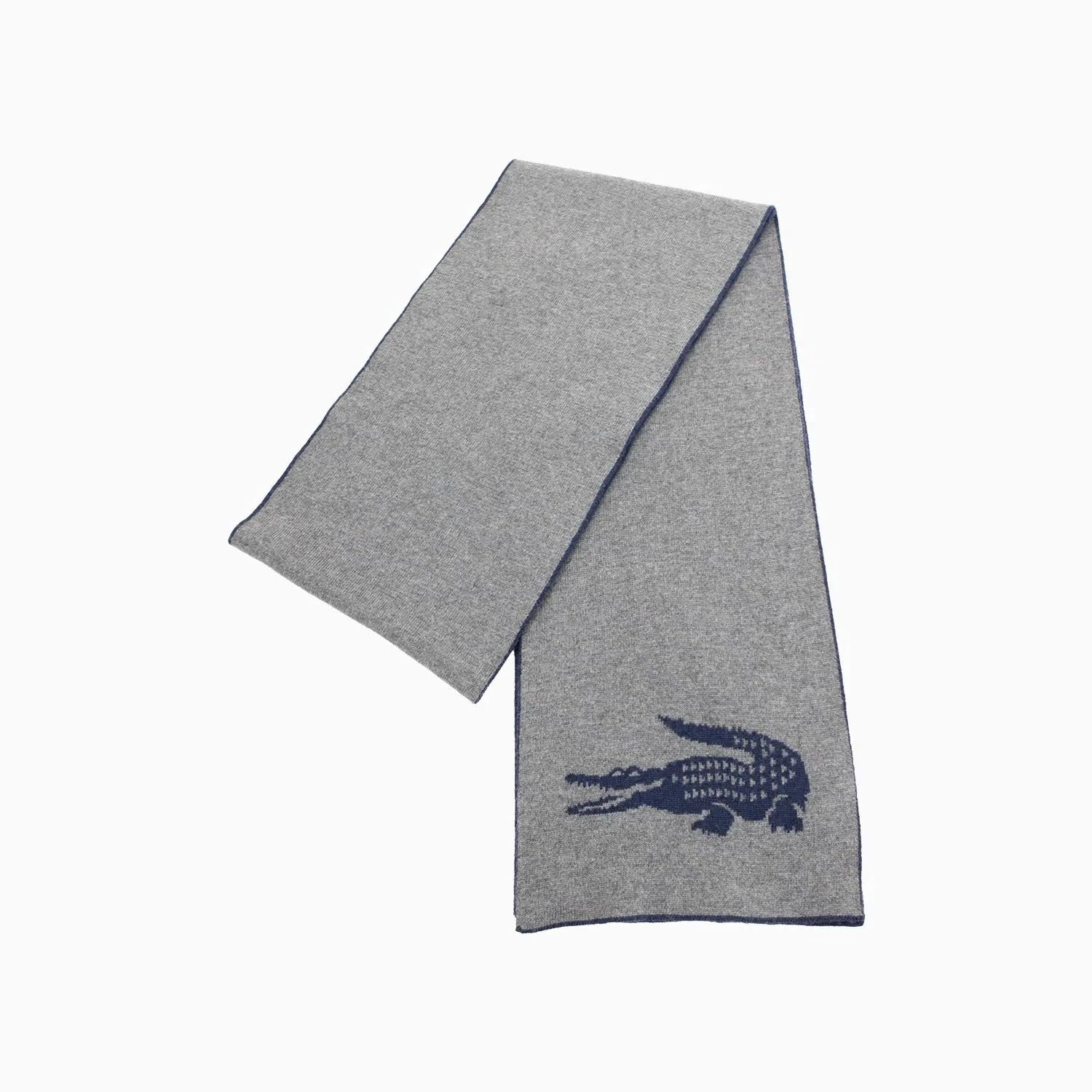 Intersia Luxury Double-Faced Crocodile Print Scarf - Soft & Warm Winter Fashion Accessory for Women - Perfect for Office, Travel & Outdoor Activities