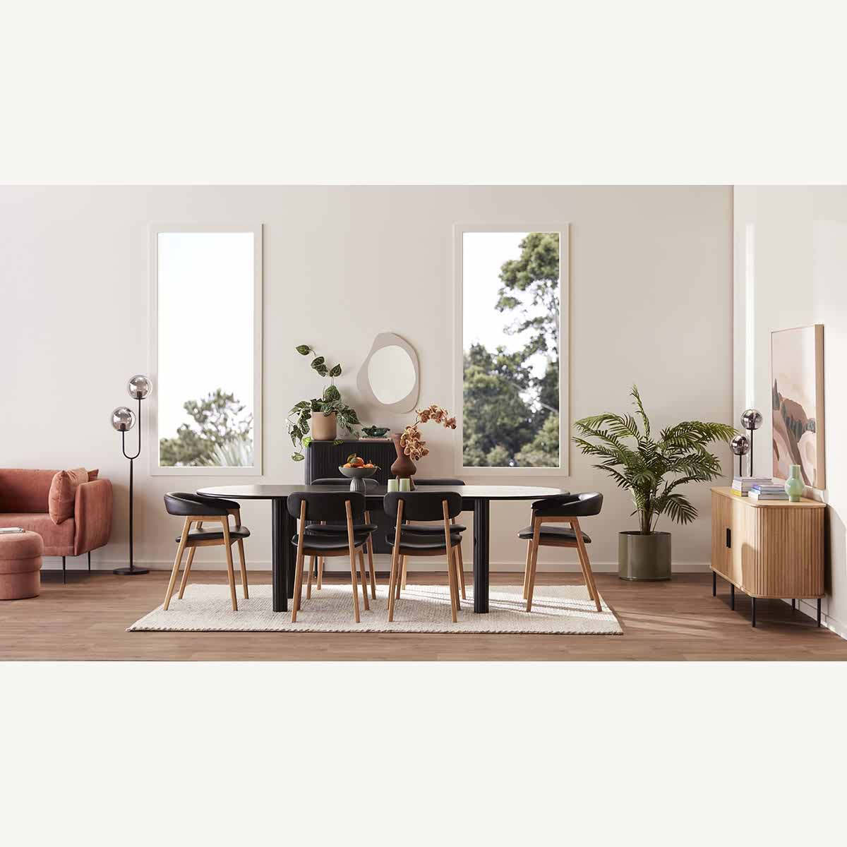 Concorde Leather Dining Arm Chair - Premium Genuine Leather Upholstered Dining Room Chair for Kitchen, Dining Table, and Home Decor - Comfortable & Stylish Seating for Family Meals and Entertaining Guests