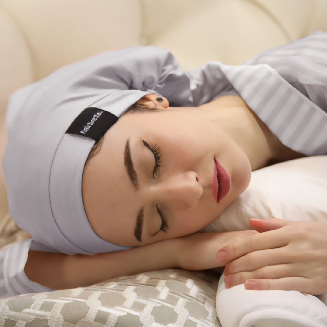 Satin Lined Sleep Cap for Natural Hair - Hairbrella Silk Bonnet for Curly & Afro Hair - Nighttime Hair Protection for Women & Men - Perfect for Bedtime & Travel