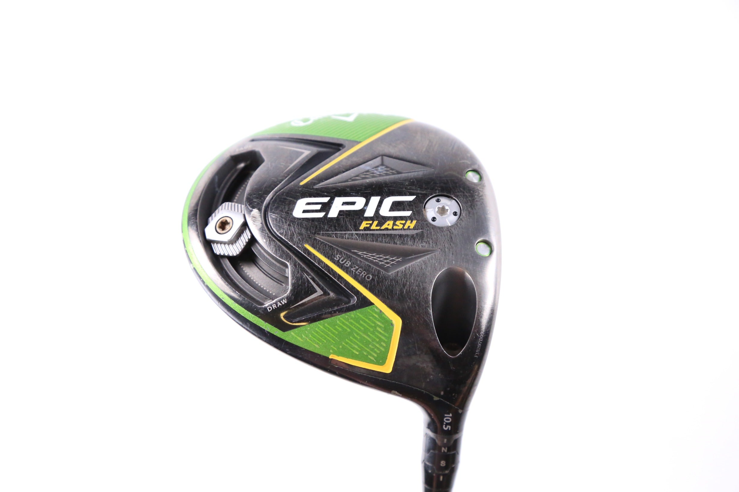 Used Callaway Epic Flash Sub Zero Driver 10.5° Stiff Flex Mitsubishi Fubuki Shaft RH - Premium Golf Club for Men, Perfect for Improving Distance & Accuracy on the Course