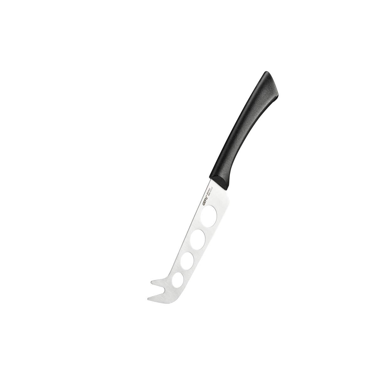 GEFU Senso Cheese Knife - Premium 420J2 Stainless Steel Blade with Ergonomic Plastic Handle - 23 cm Kitchen Tool for Slicing Hard & Soft Cheeses - Perfect for Charcuterie Boards, Wine Pairings & Dinner Parties