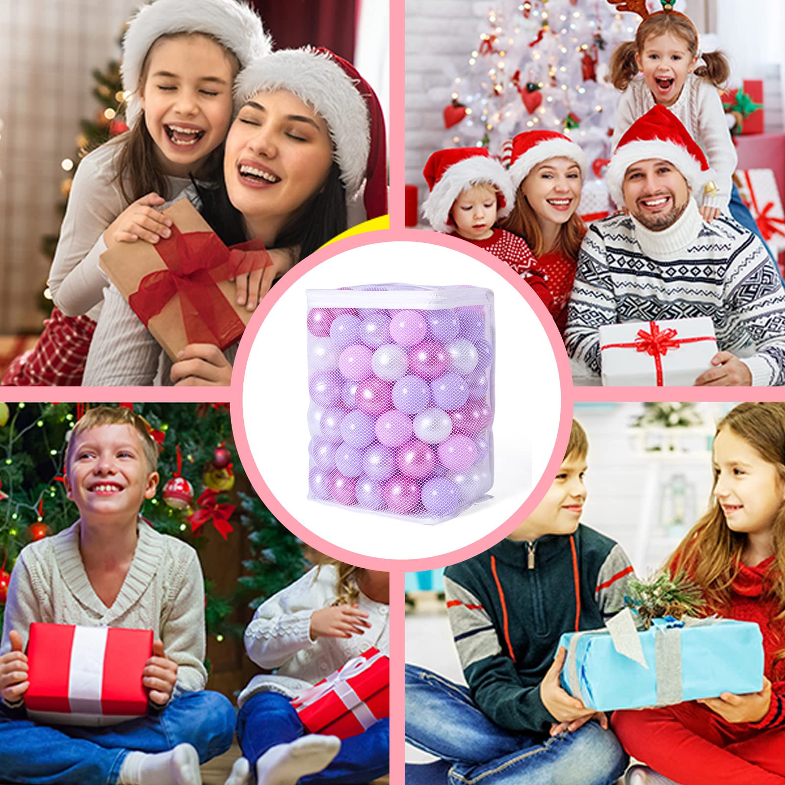 Non-Toxic Crush-Proof Play Balls for Toddlers - Pack of 50/100/200, 2.2-Inch BPA-Free Plastic Ball Pit Balls | Safe Indoor/Outdoor Play, Kids Birthday Party, Sensory Play & Daycare Activities