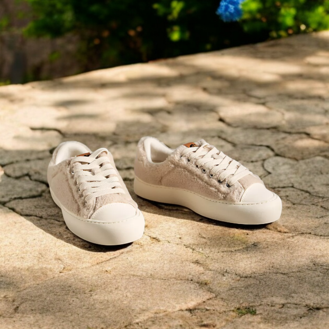 Good News Slimer Teddy Trainers - Trendy Unisex Sneakers for Casual Wear & Street Style | Perfect for Everyday Comfort & Fashion
