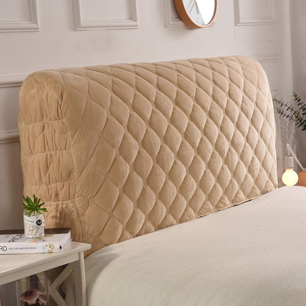 Queen Size Quilted Headboard Cover - Super Soft Plush Slipcover, Washable & Anti-Dirty Headboard Protector in Light Blue | Perfect for Bedroom Decor & Home Styling