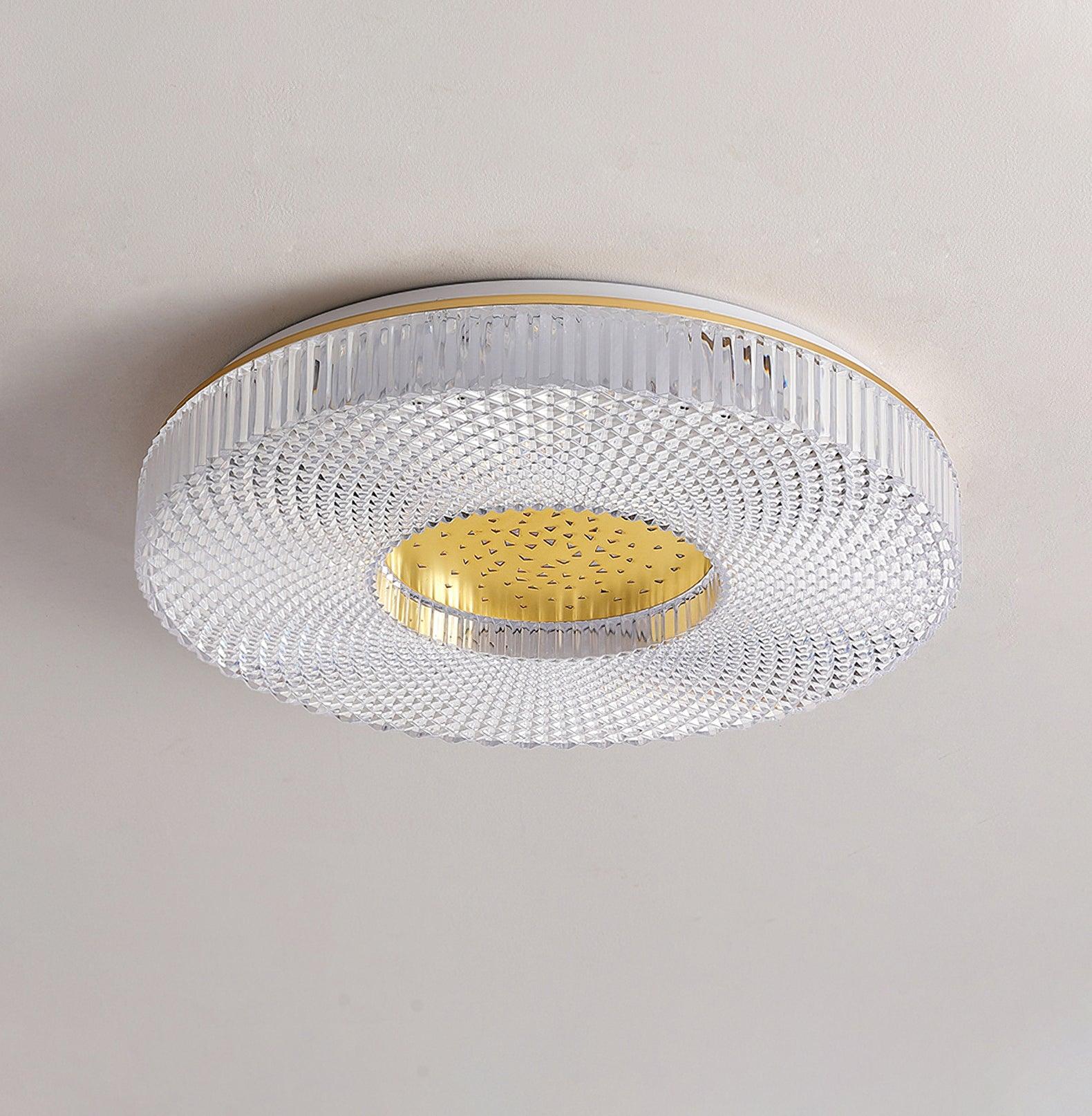 Cimona LED Flush Mount Ceiling Light - Modern Round Dimmable Fixture for Bedroom, Kitchen, Hallway & Living Room Lighting
