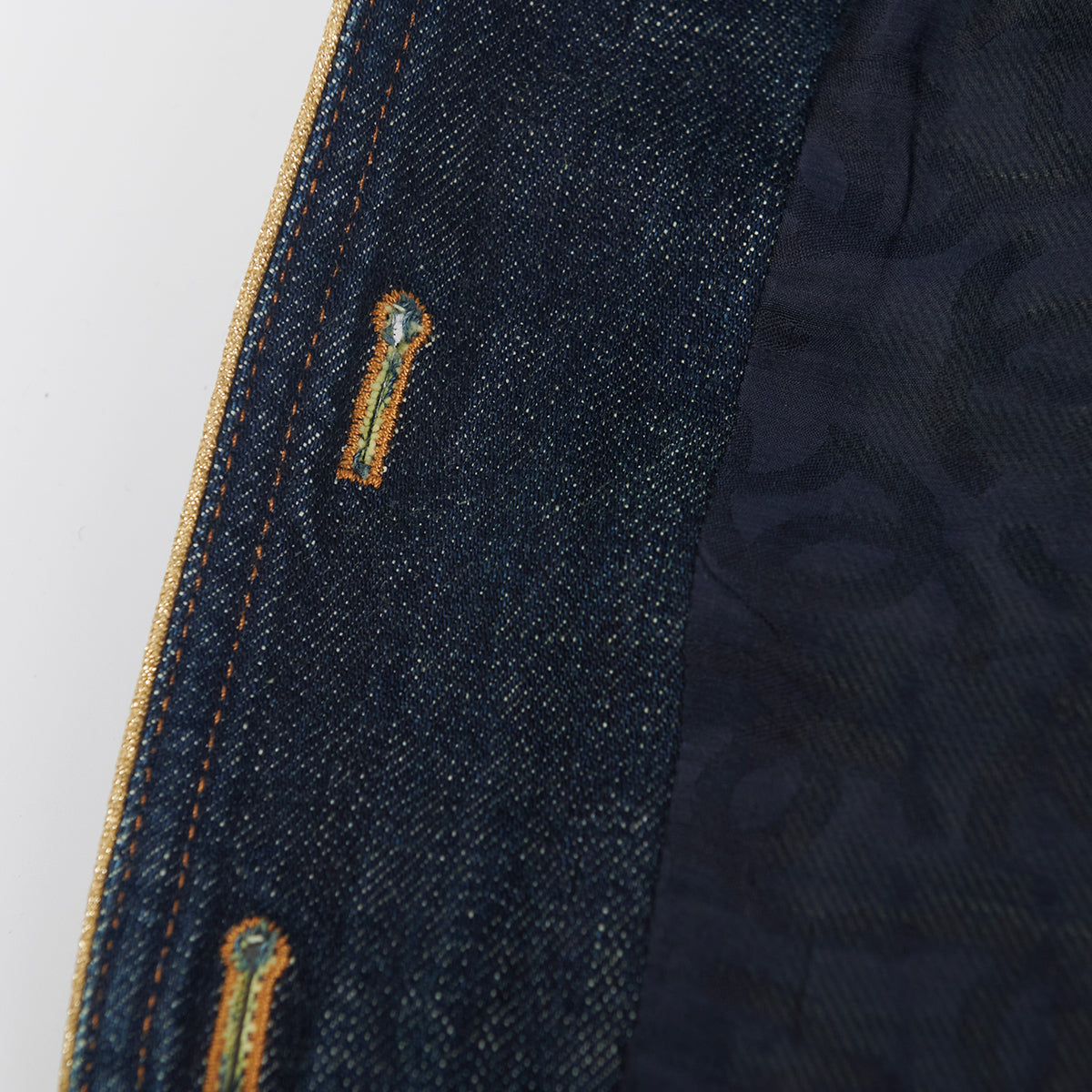 Chanel Button Denim Jacket Women's Size 36 - Classic Blue Denim Jacket with Gold Buttons for Casual Outfits & Streetwear Fashion