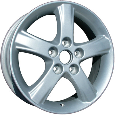 16 Inch Mazda Protege OEM Silver Wheel Rim ALY064852 - Compatible with 2002-2003 Models (Part# 9965476060) - Perfect for Replacement & Car Restoration Projects