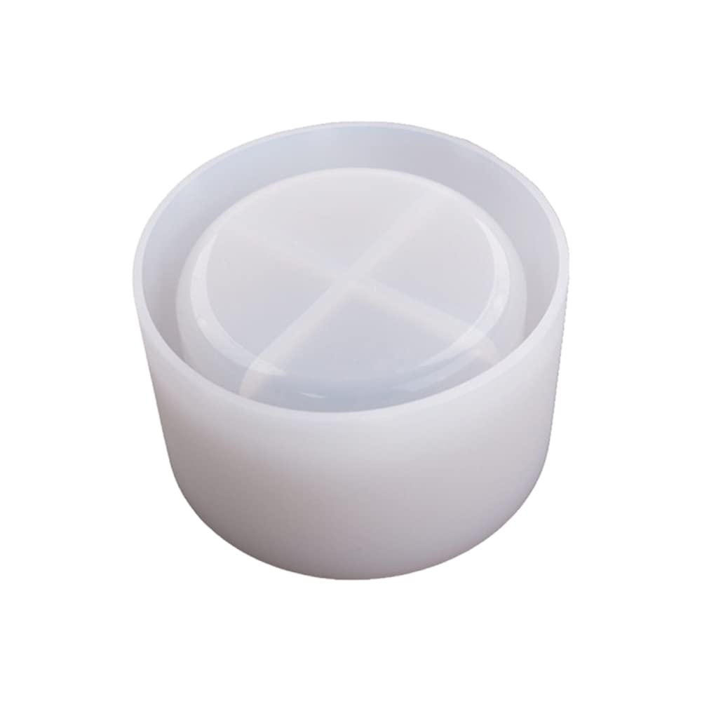 1pc DIY Cylinder Resin Plant Mold - Silicone Flower Pot & Planter Mold for Succulents, Herbs, Pen Holder - Perfect for Home Decor, Craft Projects & DIY Gifts