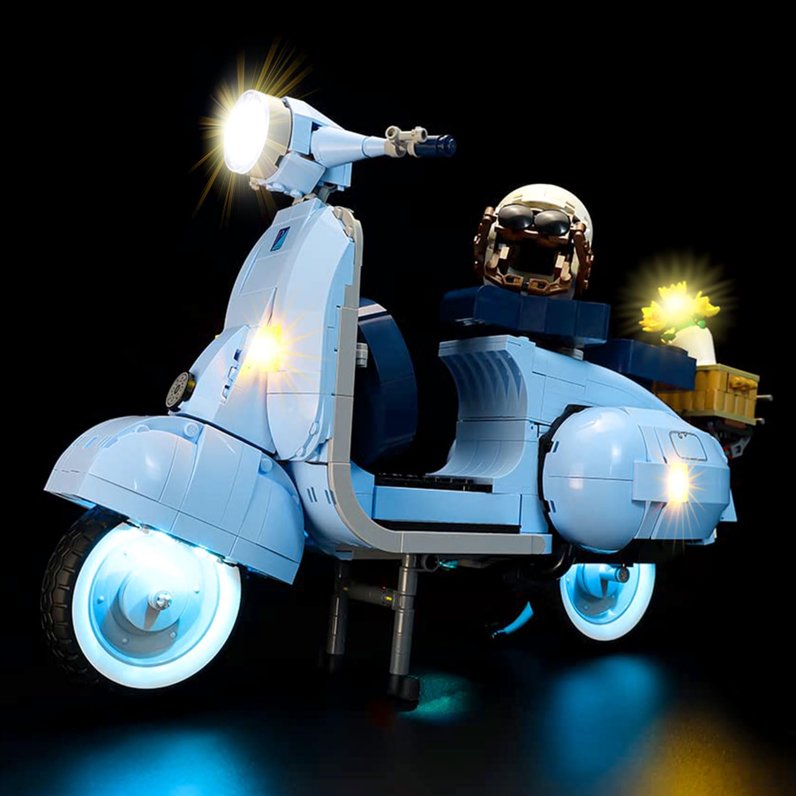 Kyglaring LED Light Kit for Lego Creator Expert Vespa 125 10298 Model - Classic Version (No Lego Set Included) - Perfect for Display, Night Lighting & Enhancing Your Lego Collection