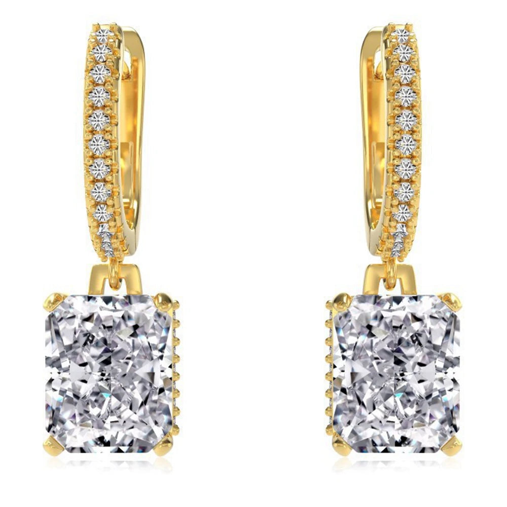 Exquisite Diamond Stud Earrings for Women - 14K White Gold Halo Earrings | Perfect for Weddings, Anniversaries & Special Occasions