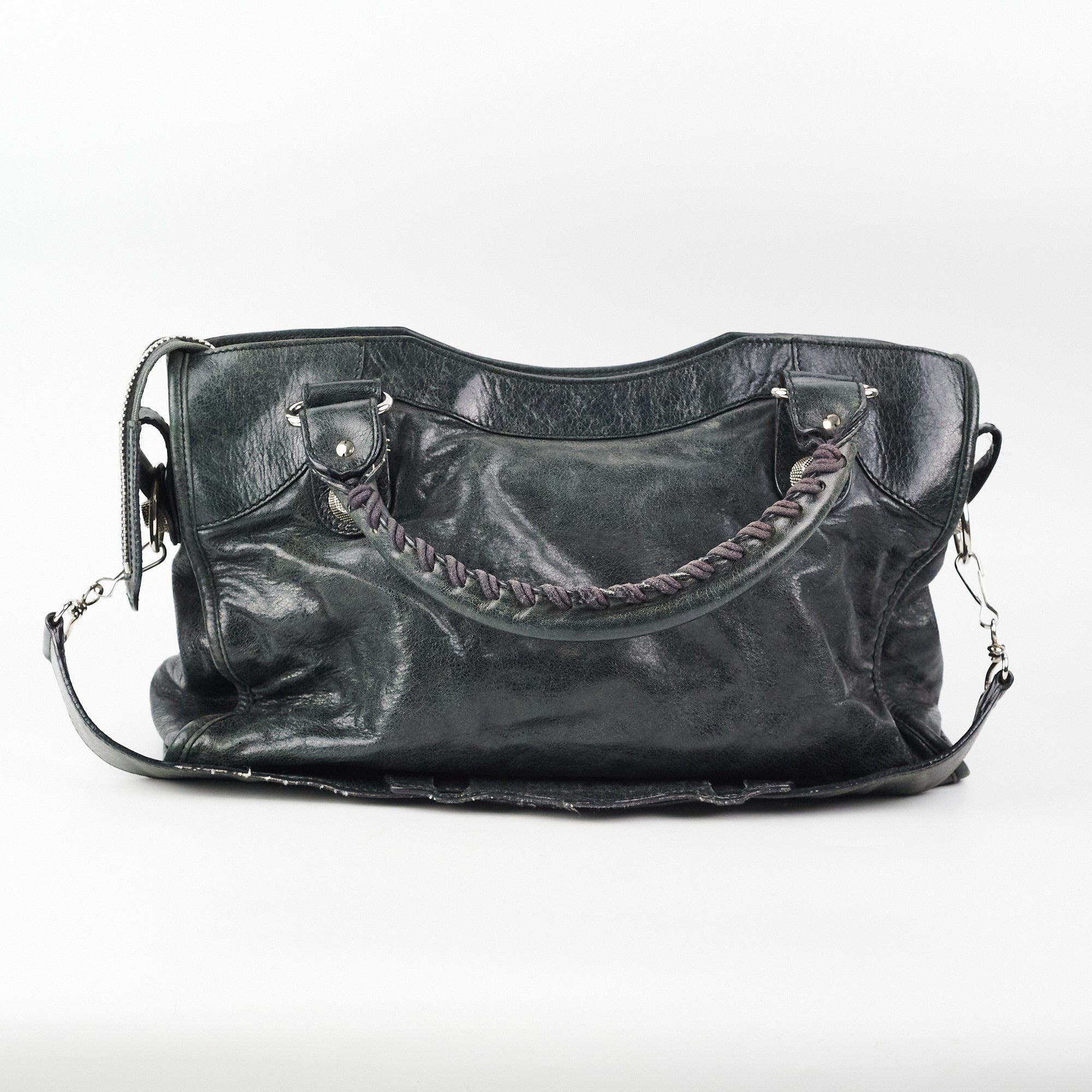 Balenciaga City Bag Black Leather Handbag for Women - Stylish & Durable Designer Purse for Work, Travel & Everyday Use