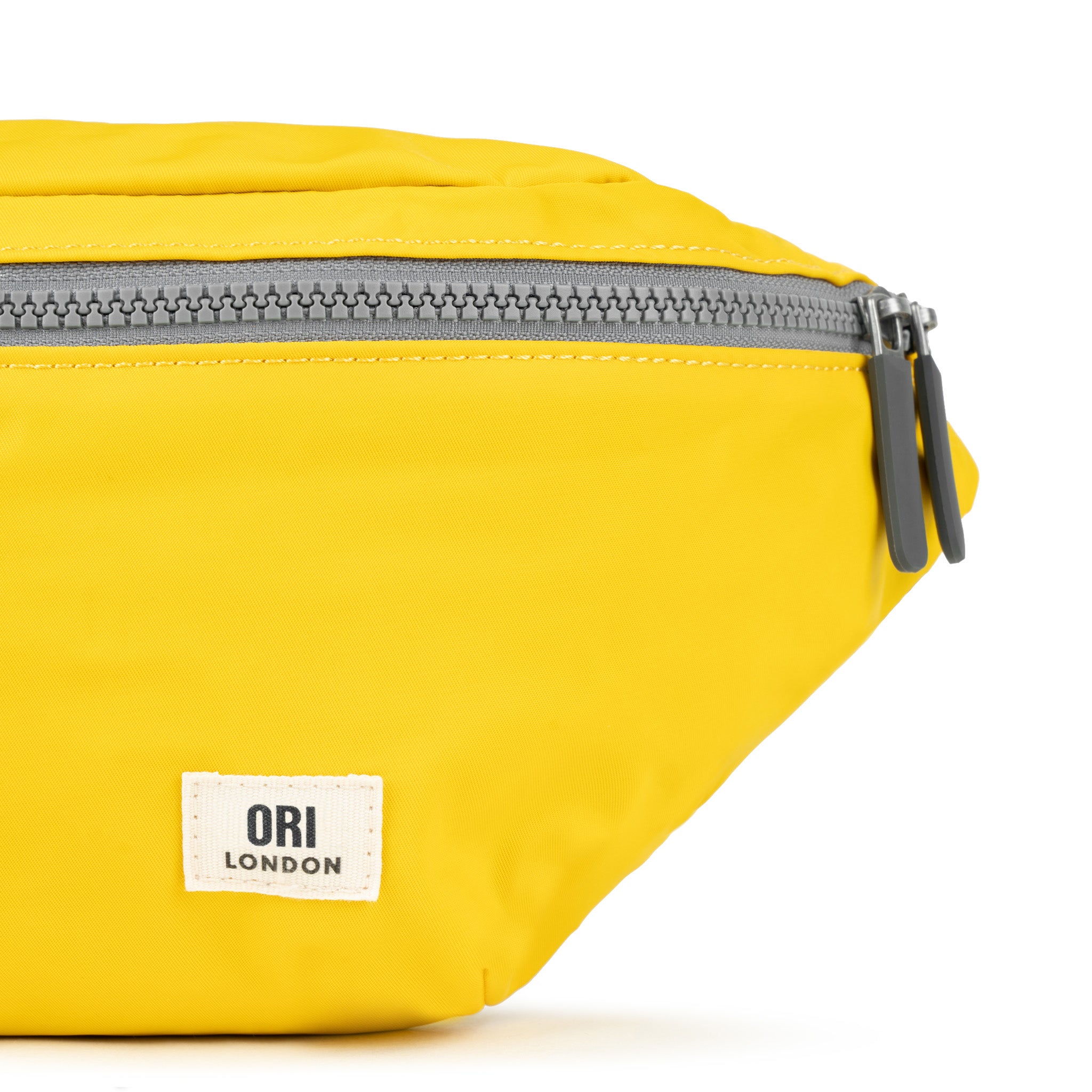 Eco-Friendly Jubilee Mustard Recycled Nylon Tote Bag - Sustainable Fashion for Grocery Shopping & Beach Outings