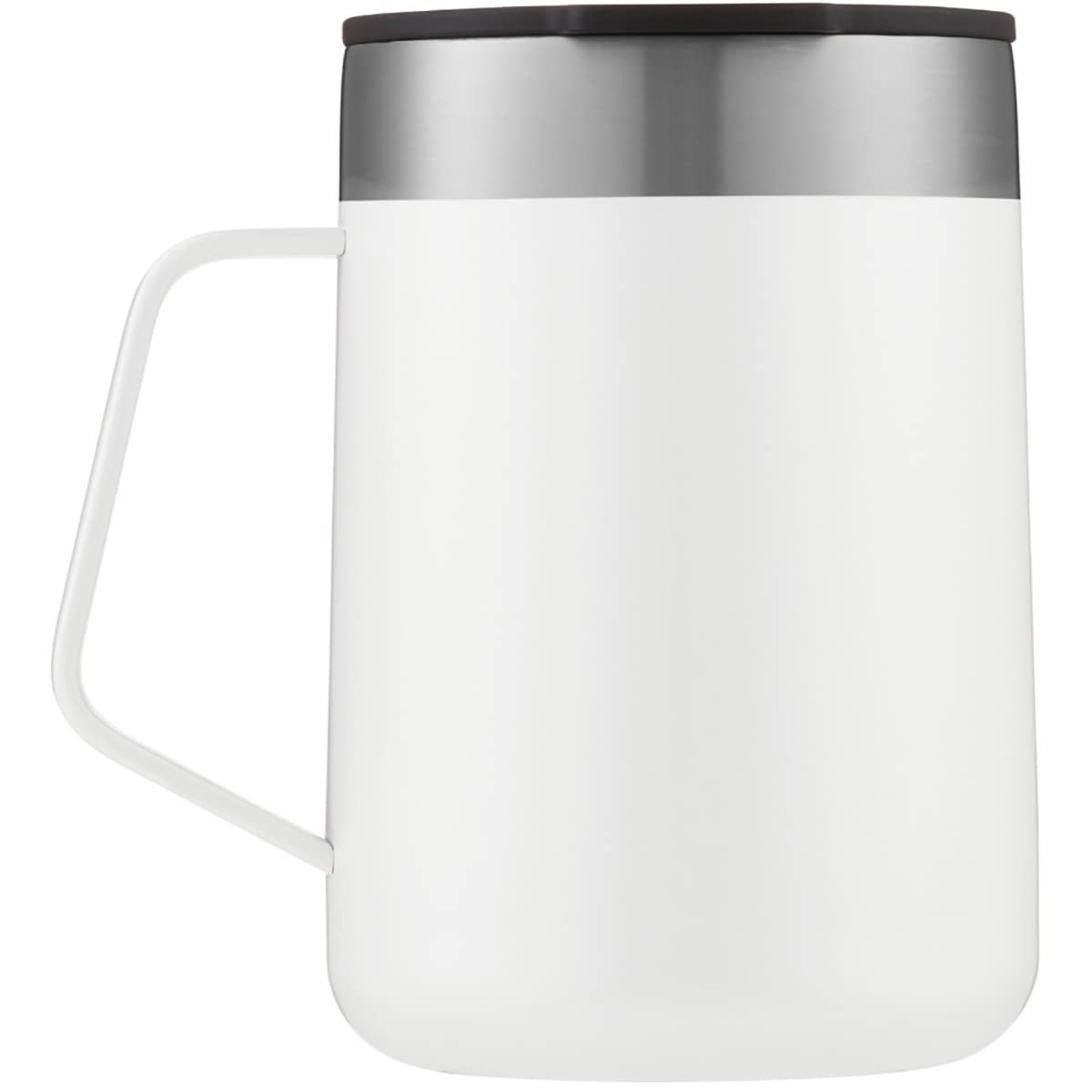 Contigo 14oz Insulated Stainless Steel Travel Mug with Handle - Leak-Proof Coffee Thermos for Office, Car & Commuting - BPA-Free Hot & Cold Drink Tumbler - Salt Color