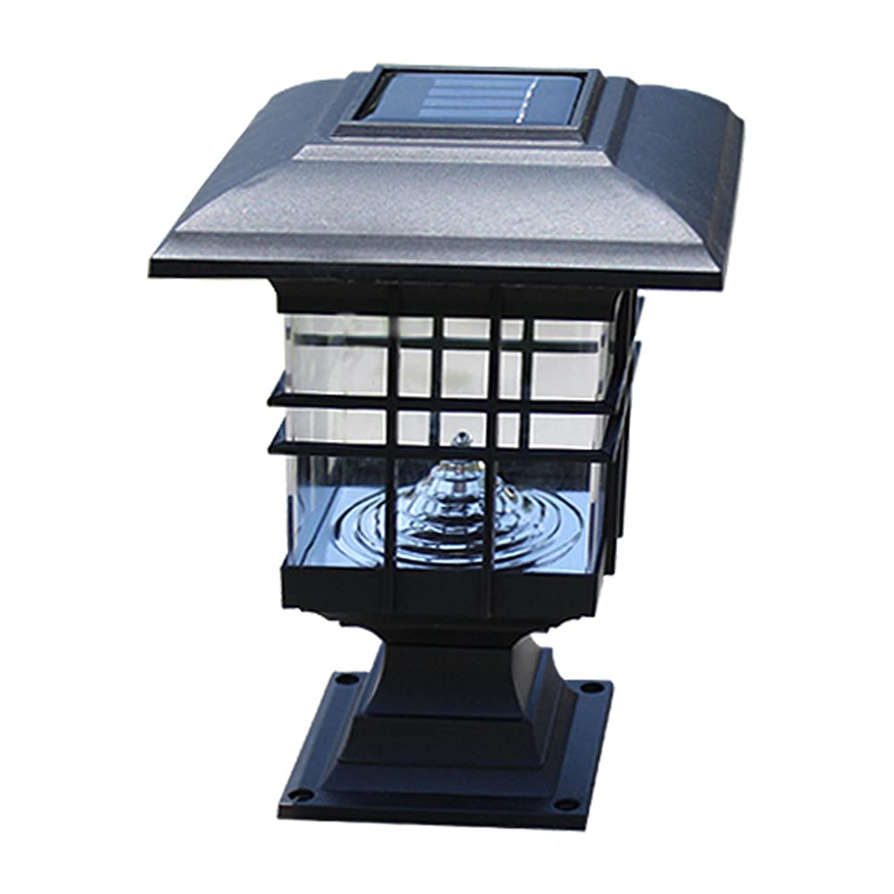Solar Powered Outdoor Wall Lights - Waterproof Garden & Courtyard Lighting for Villa, Lawn, Park Pathways | Decorative Pillar Lamp with Auto Dusk to Dawn Sensor | Perfect for Patio, Driveway, Walkway & Landscape Illumination