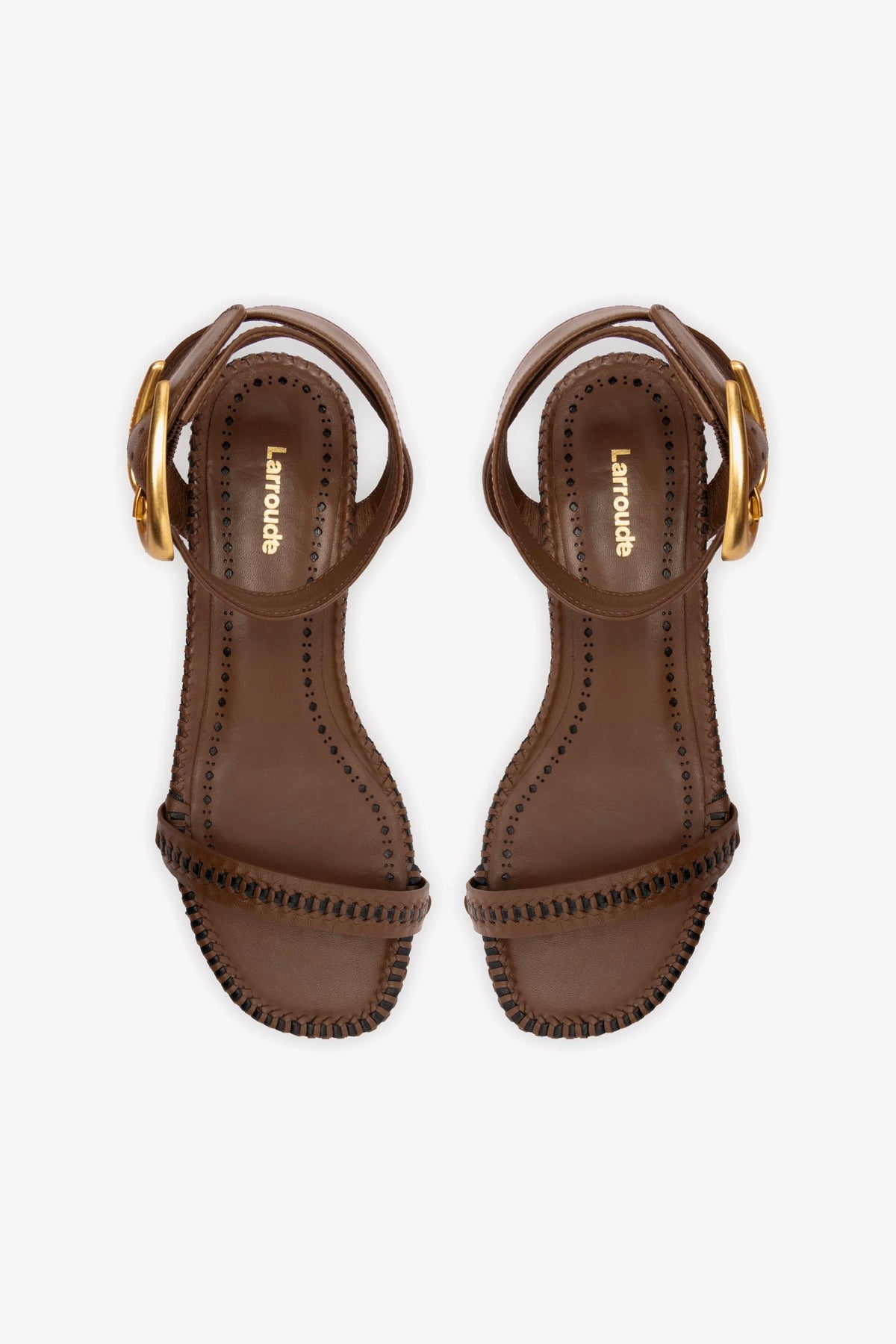 Verona Flat Sandal Women's Leather Slides - Comfortable Burnt Umber Brown Sandals for Summer, Beach, Vacation & Casual Wear