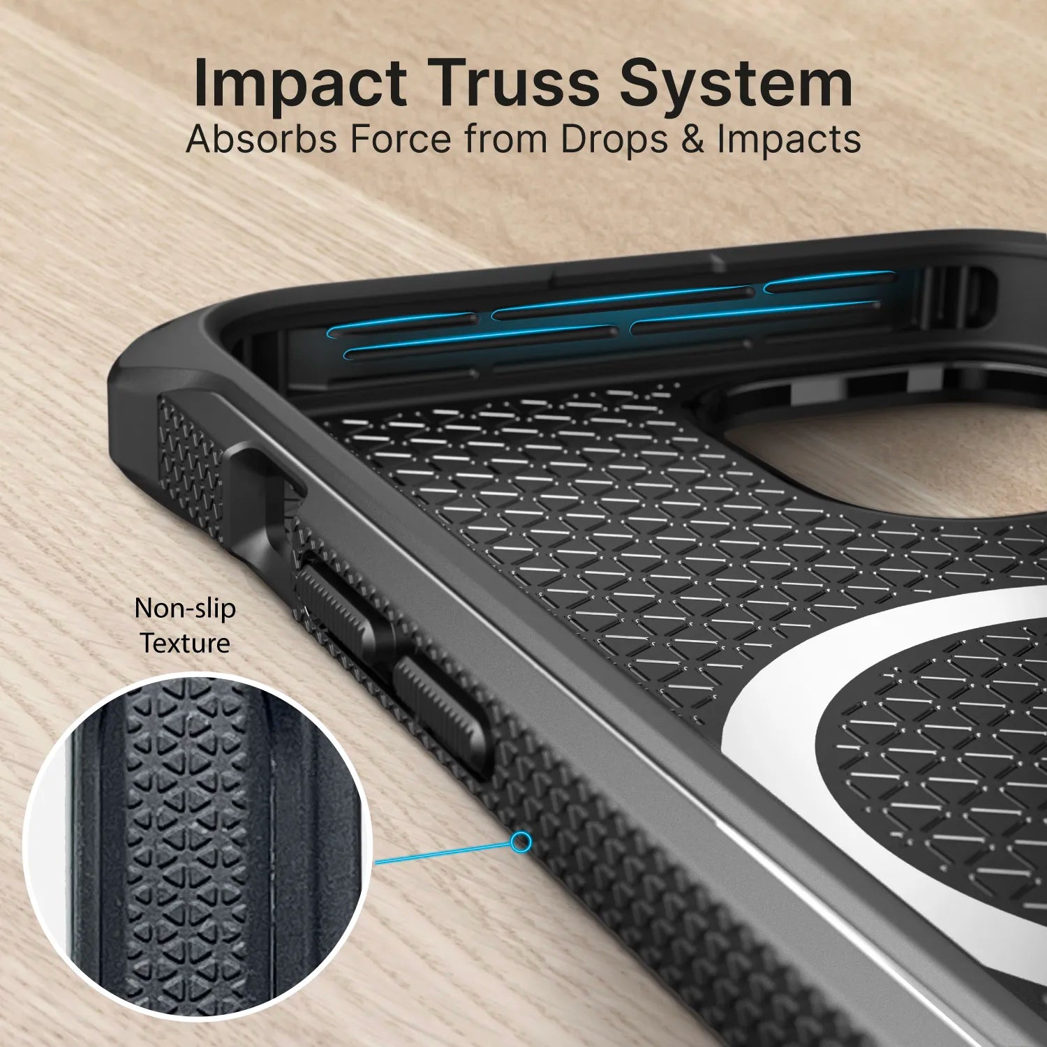 iPhone 14 Pro Max Case with MagSafe - Shockproof Protective Cover for iPhone 14 Pro Max - Slim Fit Durable Phone Case for Everyday Use, Work & Travel