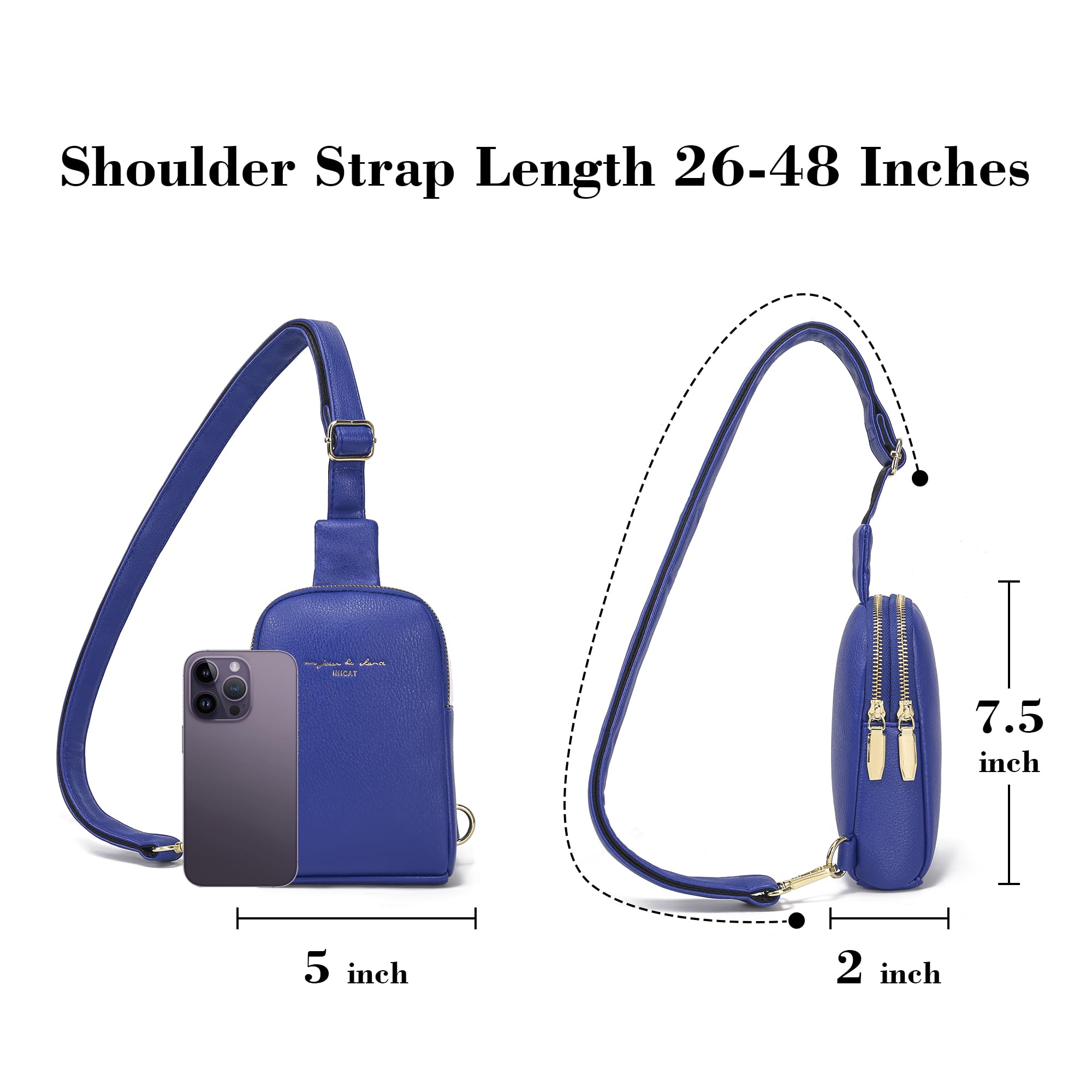 Haytijoe Women's Small Anti-Theft Crossbody Sling Bag - Lightweight Travel Purse with Adjustable Strap - Perfect for Daily Use, Shopping, Gym & Outdoor Activities