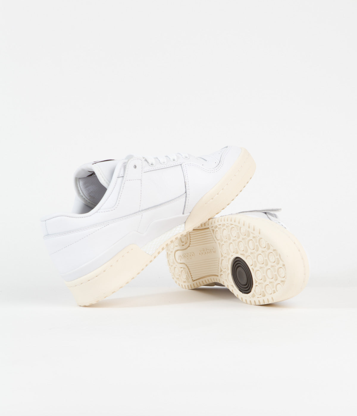 Adidas Forum 84 Low Adv Sneakers - White & Shadow Olive Colorway | Men's Casual Shoes for Streetwear & Everyday Wear
