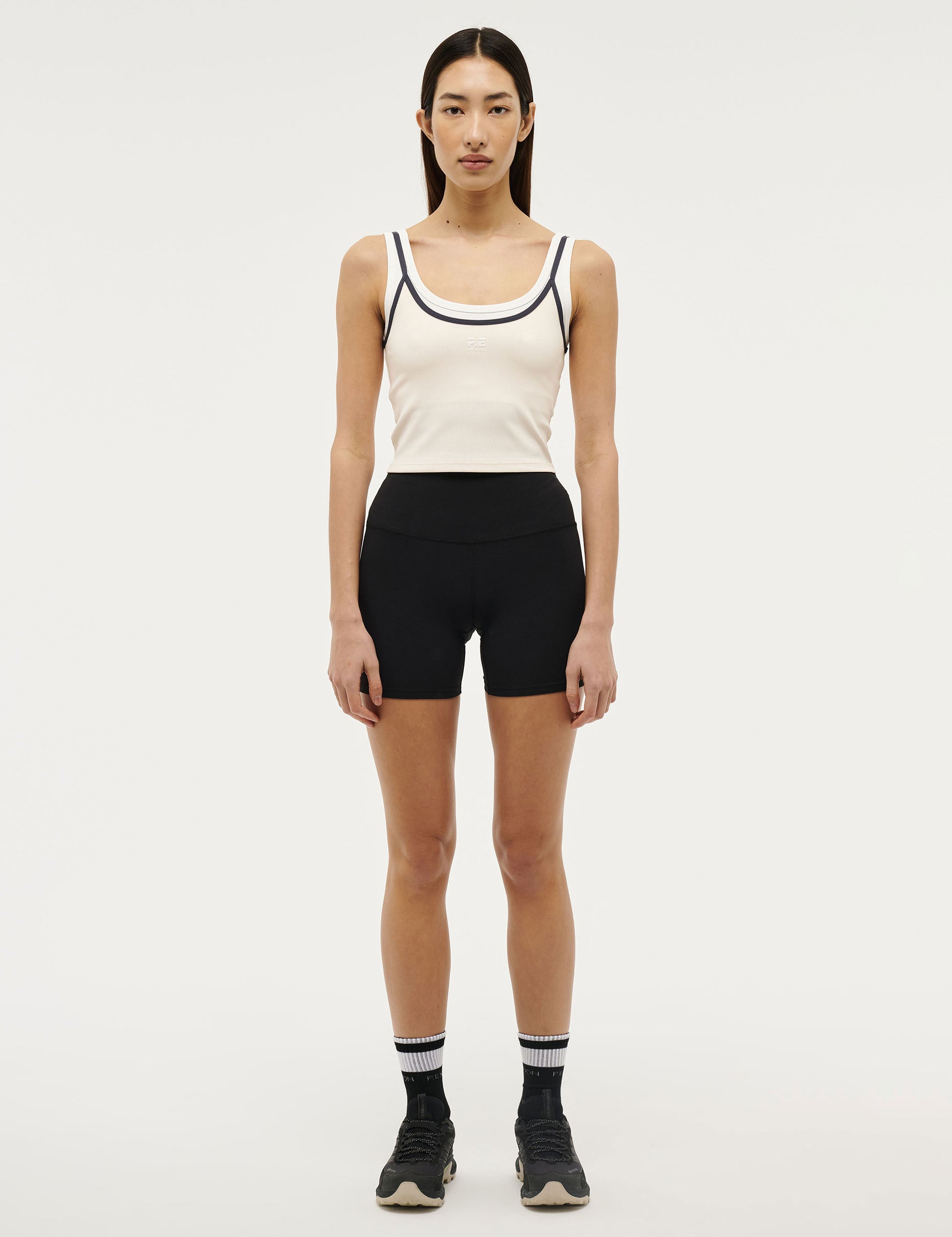 Forward Tank Top for Women - Soft Whisper White Cotton Shirt - Perfect for Yoga, Workouts & Casual Wear