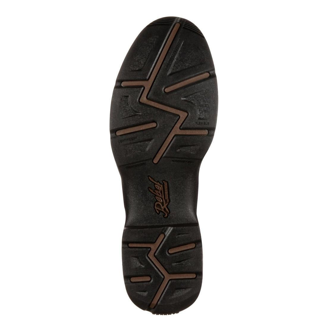 **Durango Rebel Brown Western Boots for Men - Comfortable & Durable Cowboy Boots for Riding, Work & Outdoor Adventures**