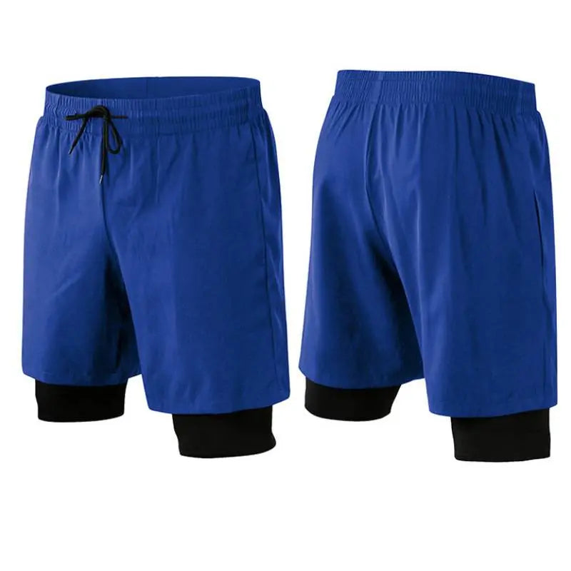Men's Quick-Dry Fitness Gym Shorts with Pockets - Swimcore Workout & Running Shorts for Training, Swimming & Outdoor Activities