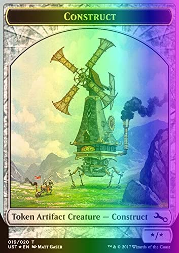 MTG Magic: The Gathering - Token - Construct (19) - Foil Unstable UST | Premium Collectible Card for Gameplay & Deck Building | Perfect for MTG Tournaments and Casual Play