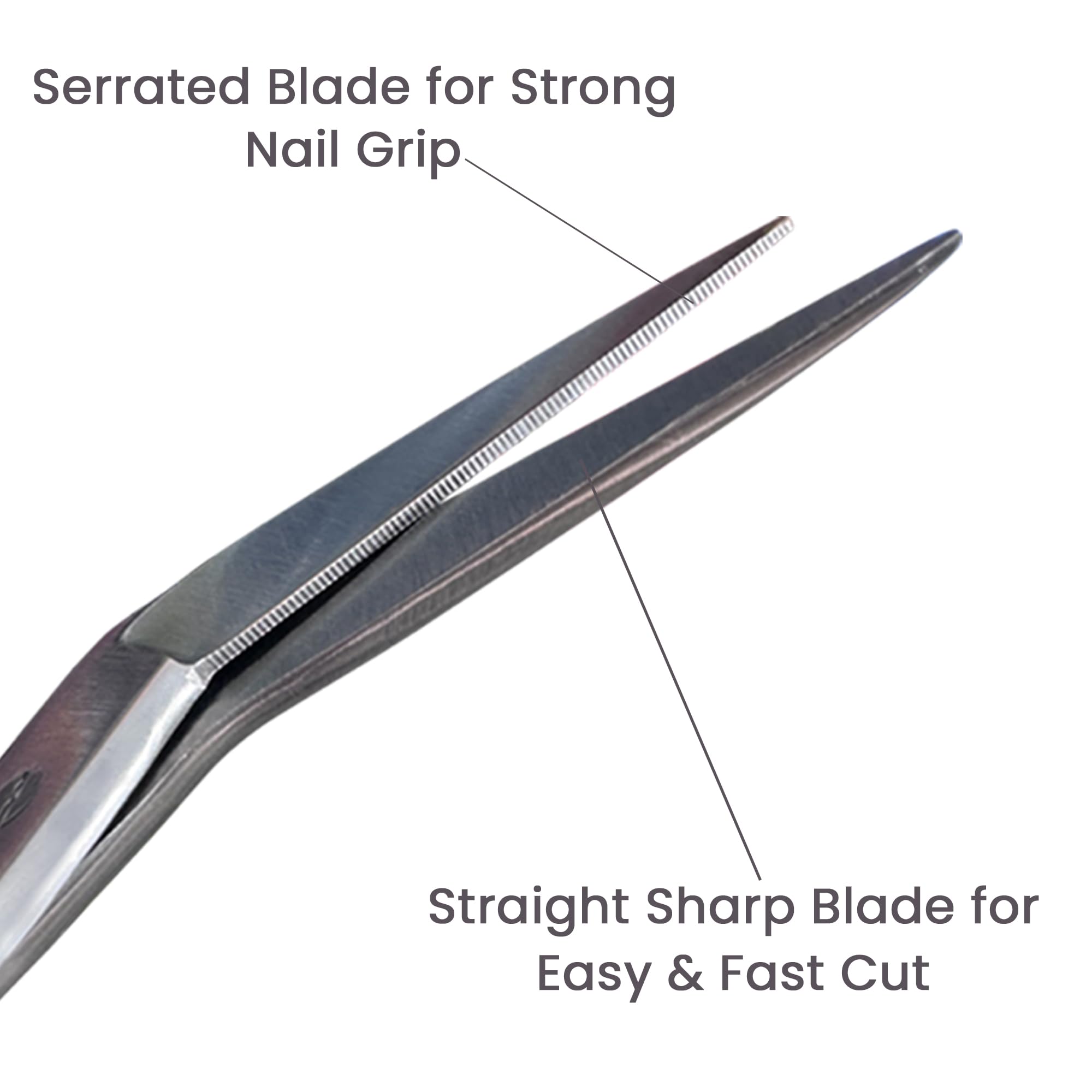 Long Handle Toenail Clippers for Thick Nails & Ingrown Toes - 7.5