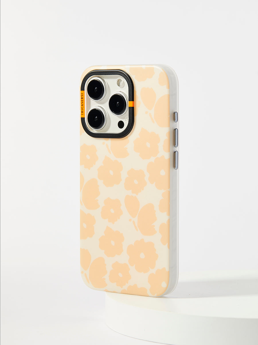 Butterfly Love Case - Soft Peach Color Phone Cover for iPhone & Samsung - Perfect for Everyday Use, Travel & Gift Giving