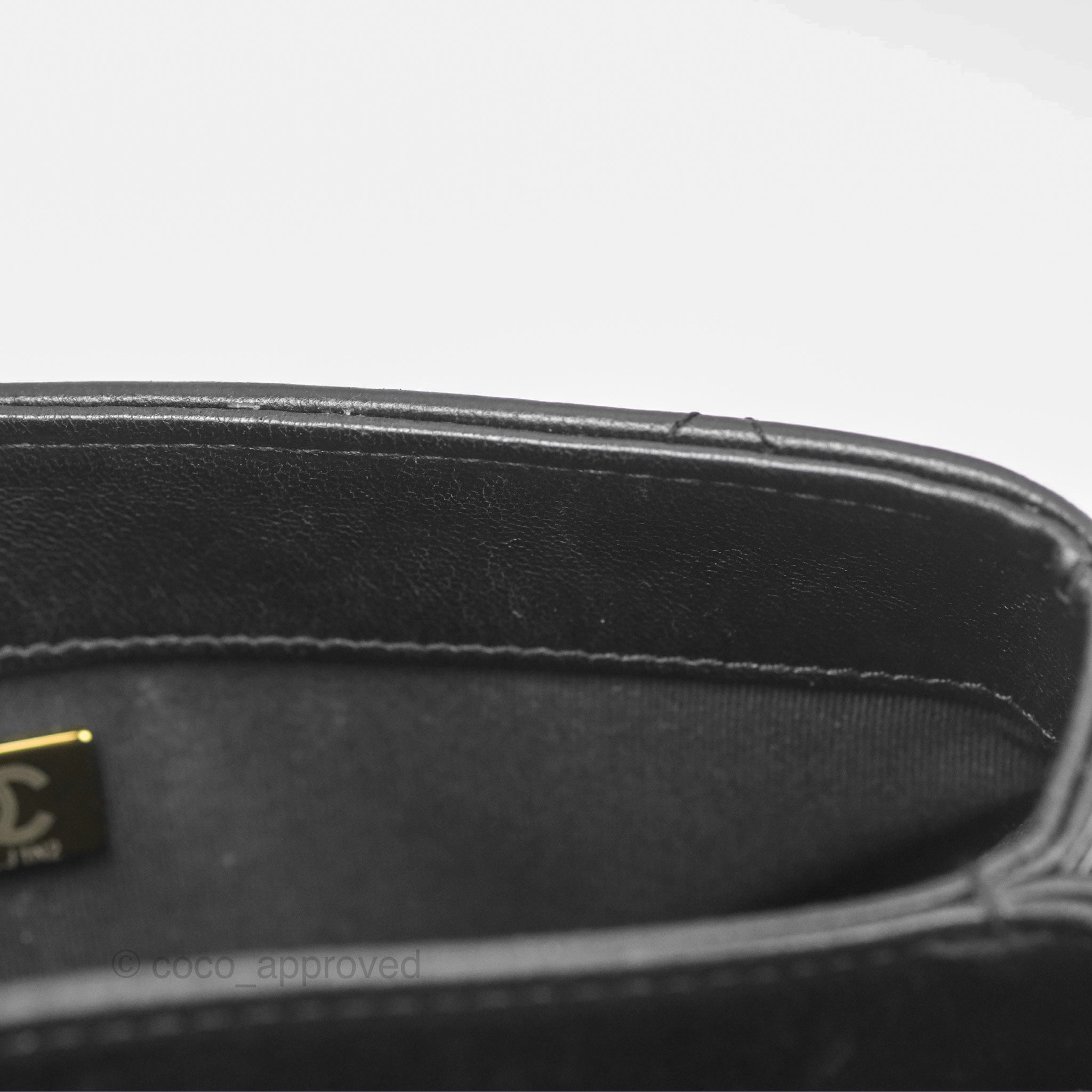 Chanel Classic Flap Bag with Chain Handle - Black Goatskin Leather & Gold Hardware | Luxury Shoulder Bag for Women, Perfect for Evening Events & Date Nights