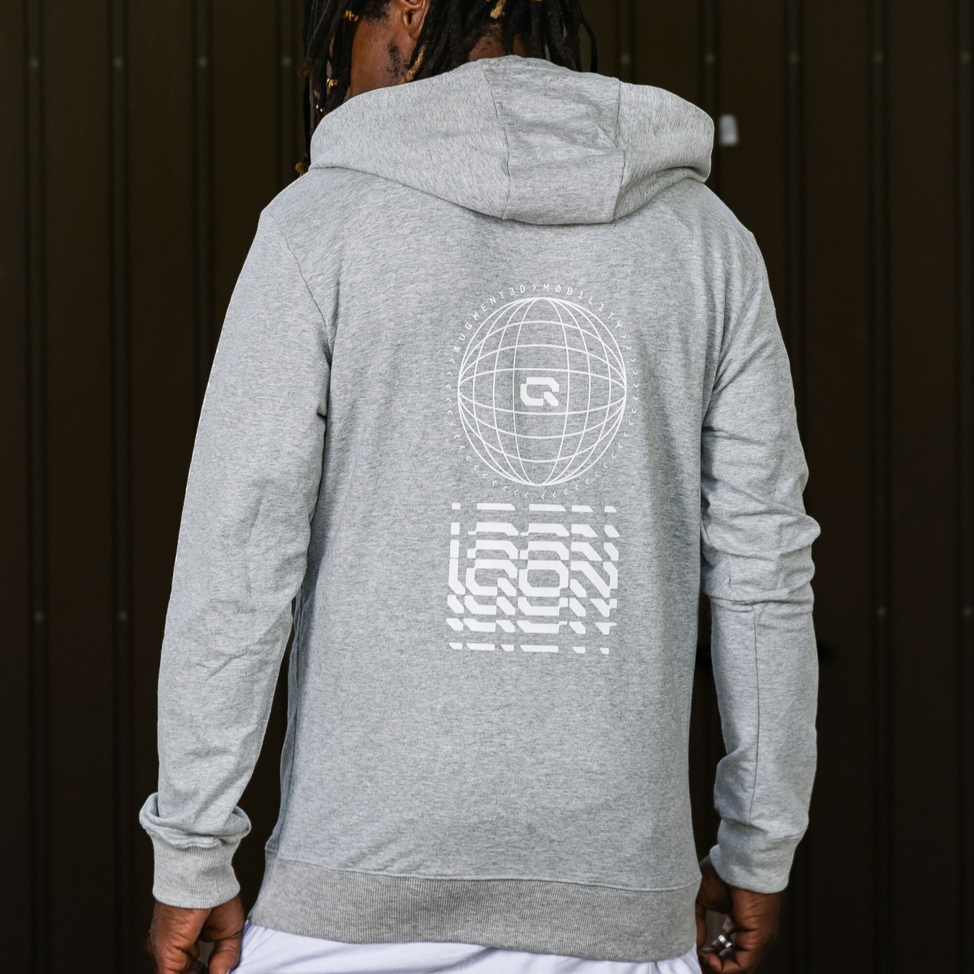 IQON Explore Zip Hooded Sweatshirt - Lightweight Fleece Jacket for Men & Women | Perfect for Hiking, Travel & Outdoor Adventures