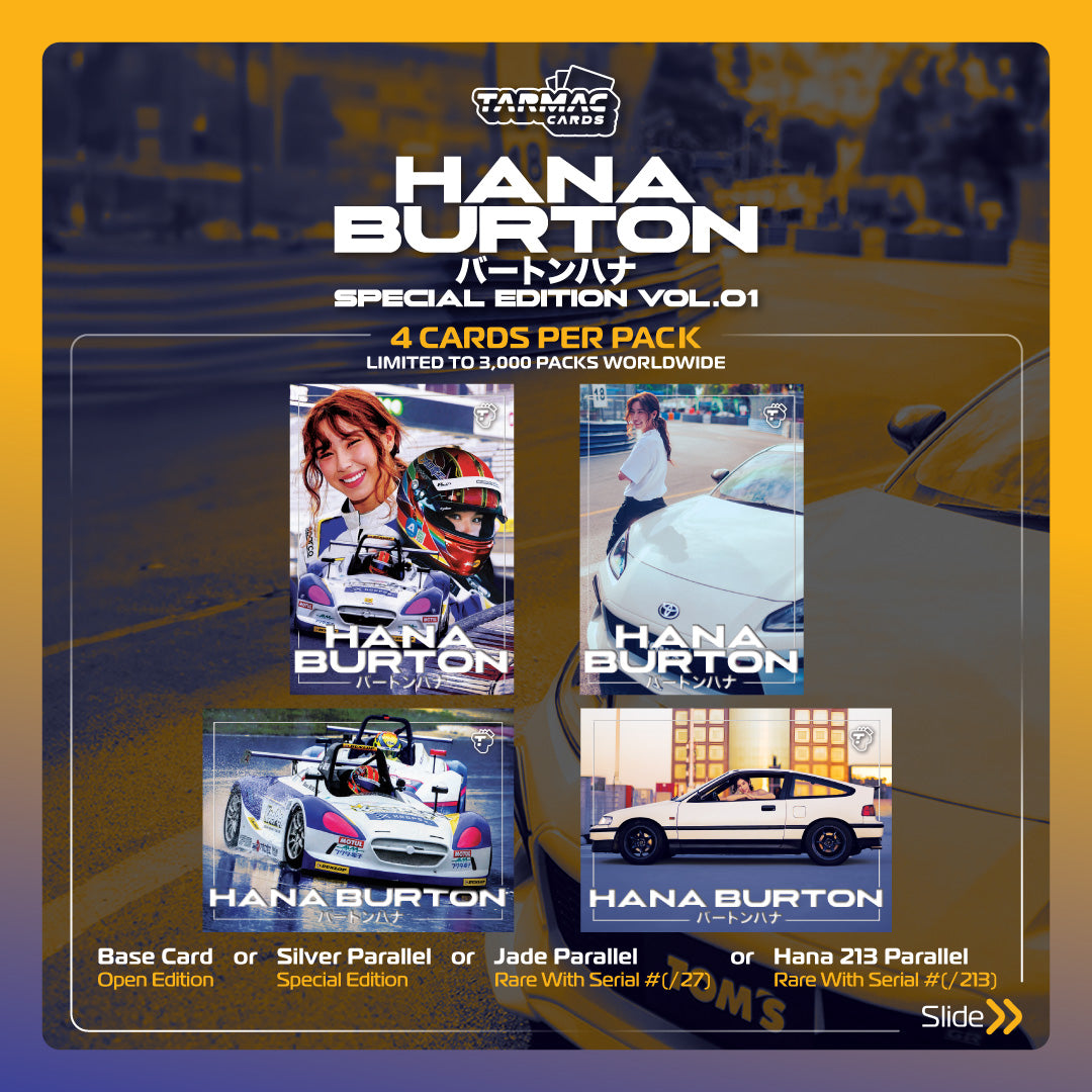 Tarmac Cards Event Special Pack - Hana Burton Special Edition Vol.01 | Collectible Trading Cards for Game Nights, Gifts & Card Game Enthusiasts
