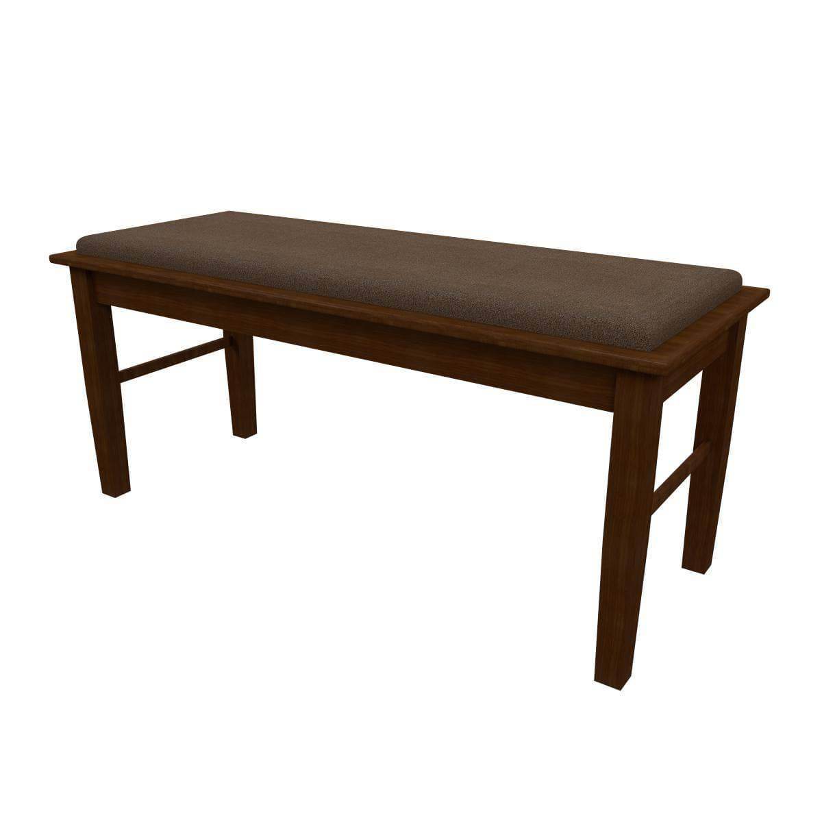 Jerel Dining Bench - Solid Wood Kitchen Bench with Cushion, Modern Farmhouse Style for Dining Room, Kitchen Island, or Entryway Seating