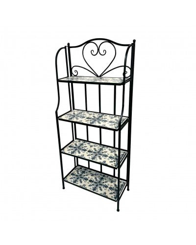 Mosaic Becker Stand 56x25x135cm - Decorative Wall Shelf for Home & Office - Perfect for Displaying Plants, Books, and Decor Items