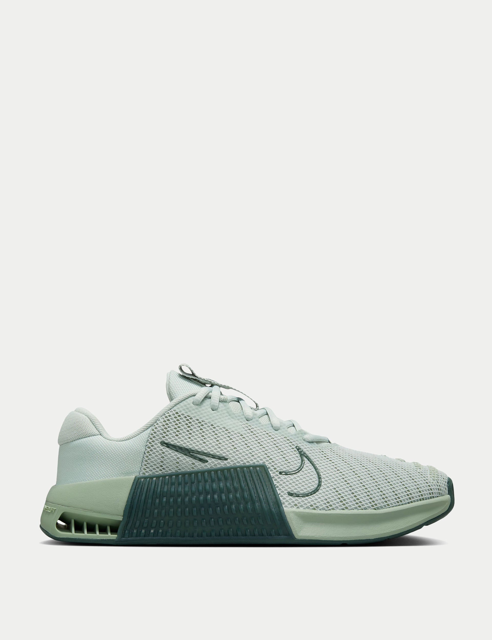 Nike Metcon 9 Cross Training Shoes - Light Silver/Vintage Green/Jade Horizon | Gym Workout & Weightlifting Shoes for Men & Women | Perfect for CrossFit, HIIT & Functional Training