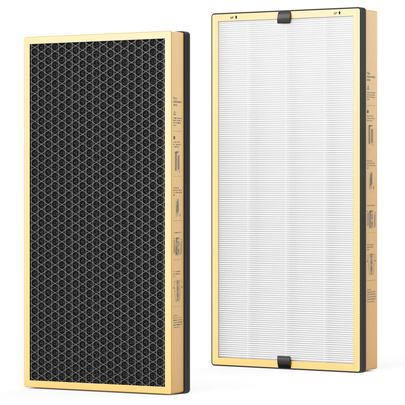 Jafanda® JF999 VOC Replacement Air Filters - 2 Pack | High-Efficiency Activated Carbon Filters for Air Purifiers, Odor & Smoke Removal | Ideal for Home, Office & Kitchen Use