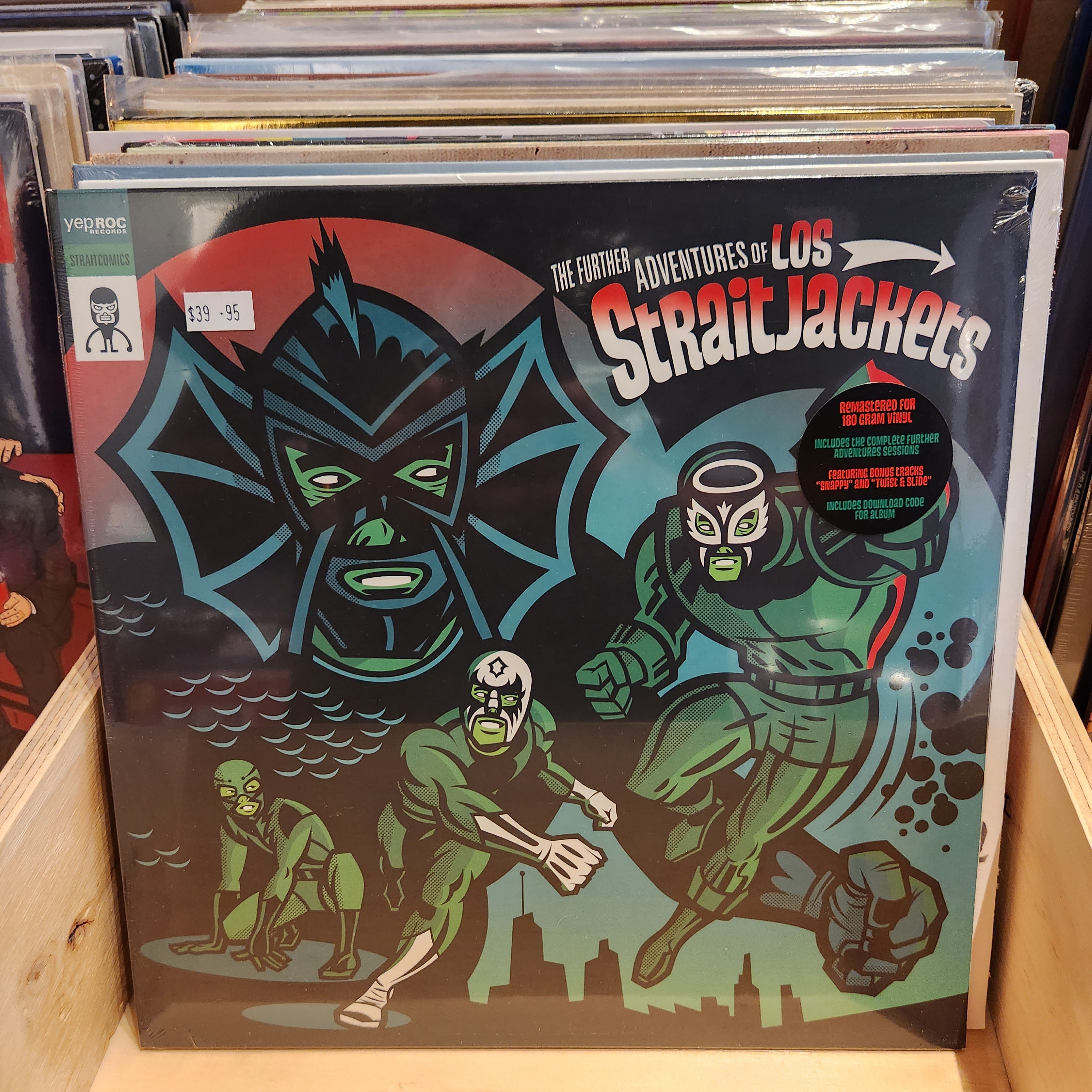 Los Straitjackets - The Further Adventures of Los Straitjackets Vinyl LP Record | Punk Surf Rock Music | Perfect for Collectors & Music Enthusiasts