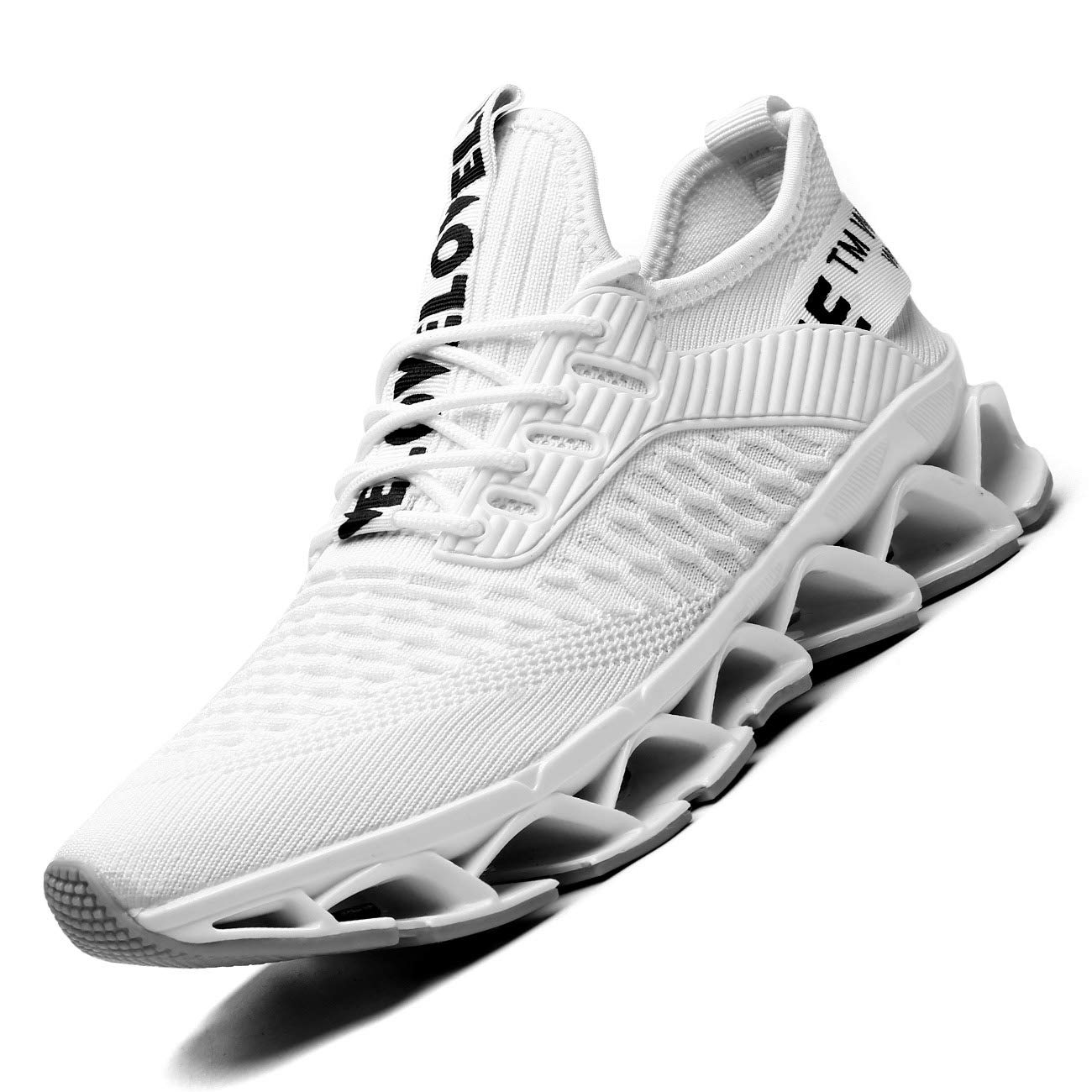 Chopben Men's Running Shoes - Non-Slip Blade Design, Breathable Mesh, Soft Sole for Athletic Walking & Casual Wear | Perfect for Jogging, Gym Workouts & Daily Comfort