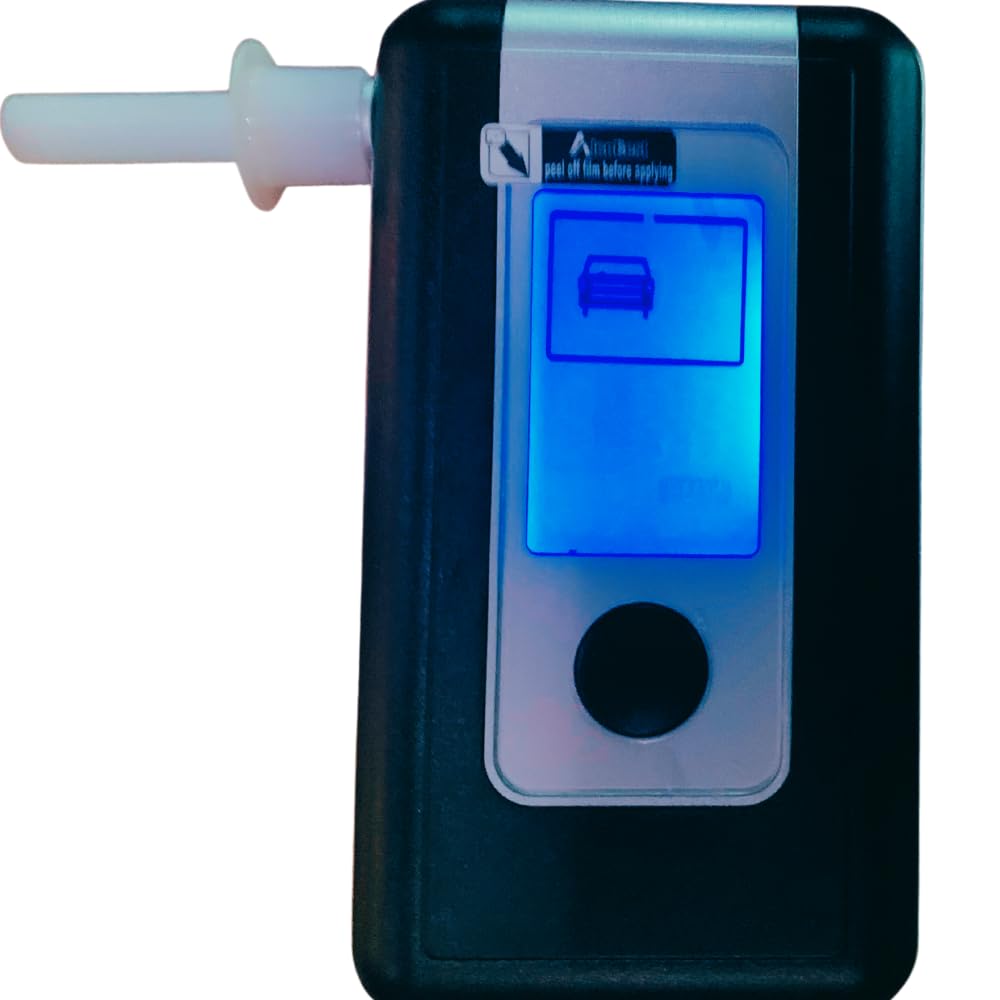 AT6001F Digital Breathalyzer - Professional Portable Alcohol Tester with High Accuracy - Perfect for Personal Safety, Workplace Testing & Law Enforcement Use