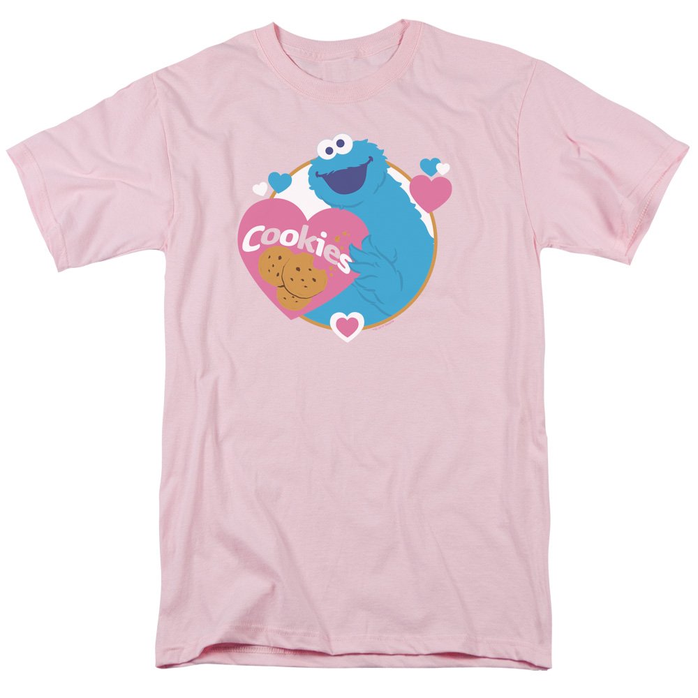 **Sesame Street Love Cookies Graphic T-Shirt for Men & Women - Funny Unisex Tee for Casual Wear & Gifts**